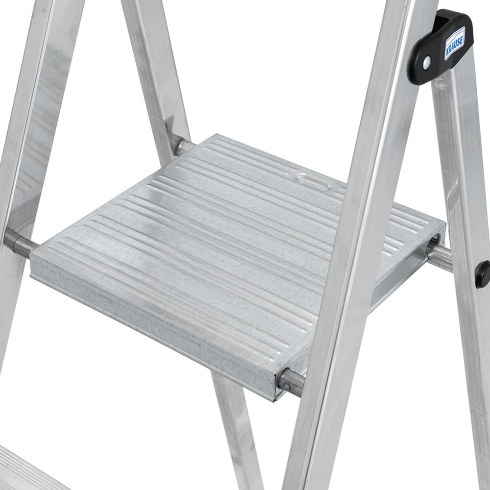 KRAUSE Stehleiter »Solidy«, Aluminium, 1x3 Stufen, Arbeitshöhe ca. 262 cm