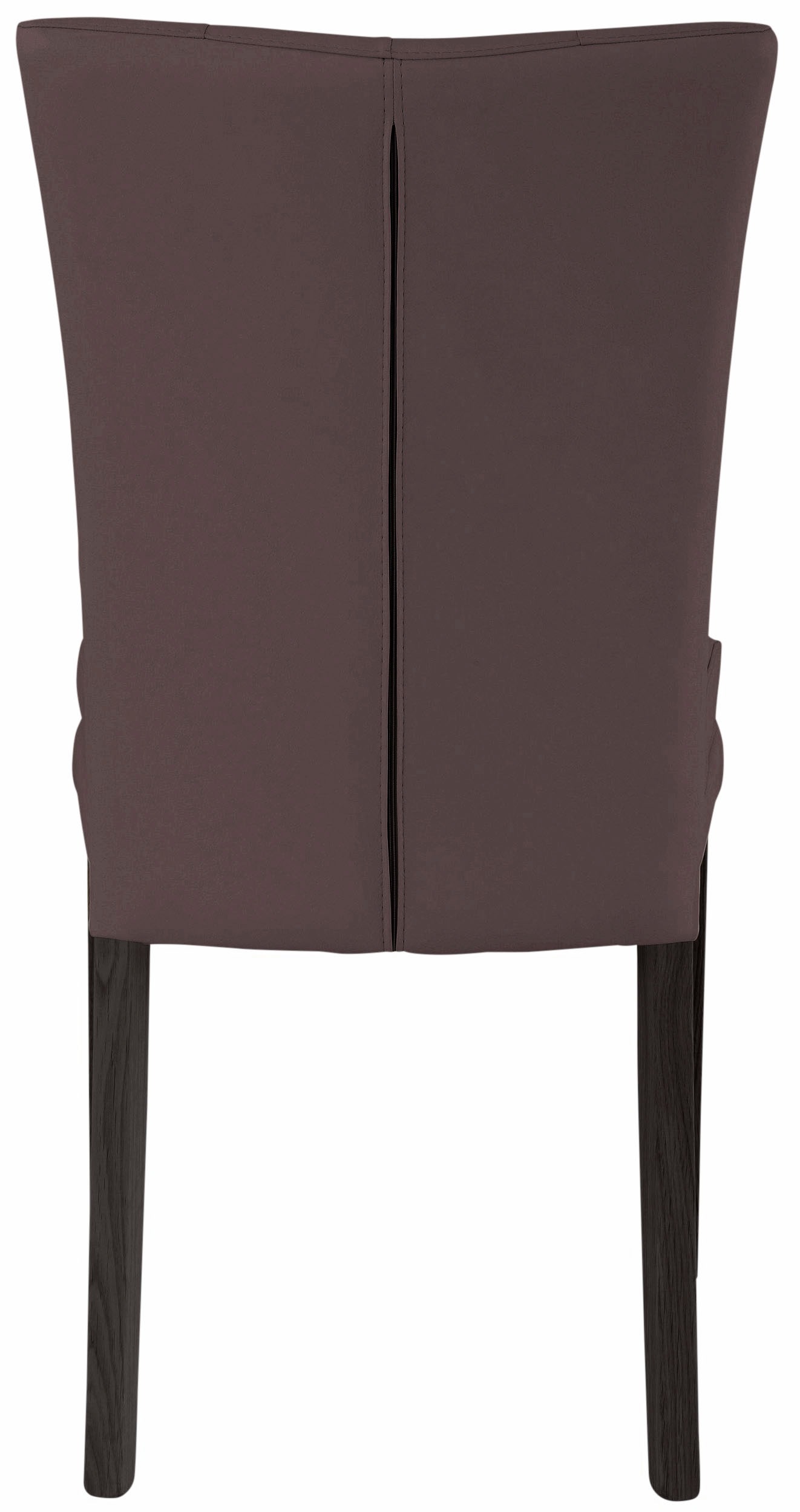 Home affaire 4-Fußstuhl »Colorado«, (Set), 6 St., Kunstleder, Beine aus Buche, wengefarben lackiert, Im 2er, 4er oder 6er-Set