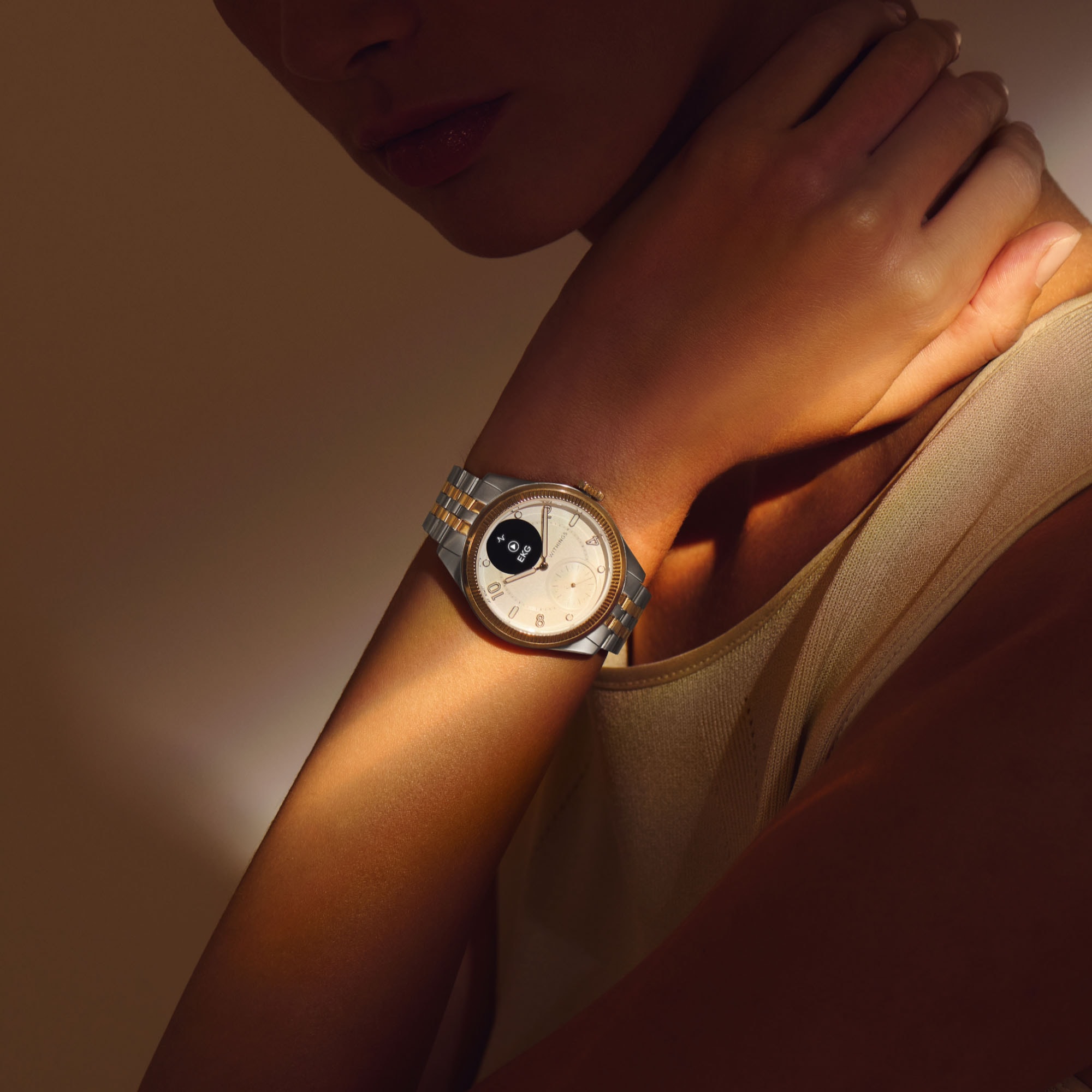 Withings Smartwatch »ScanWatch Nova Brilliant Edition 39mm«, (1.6 cm / 0.63 Zoll),)