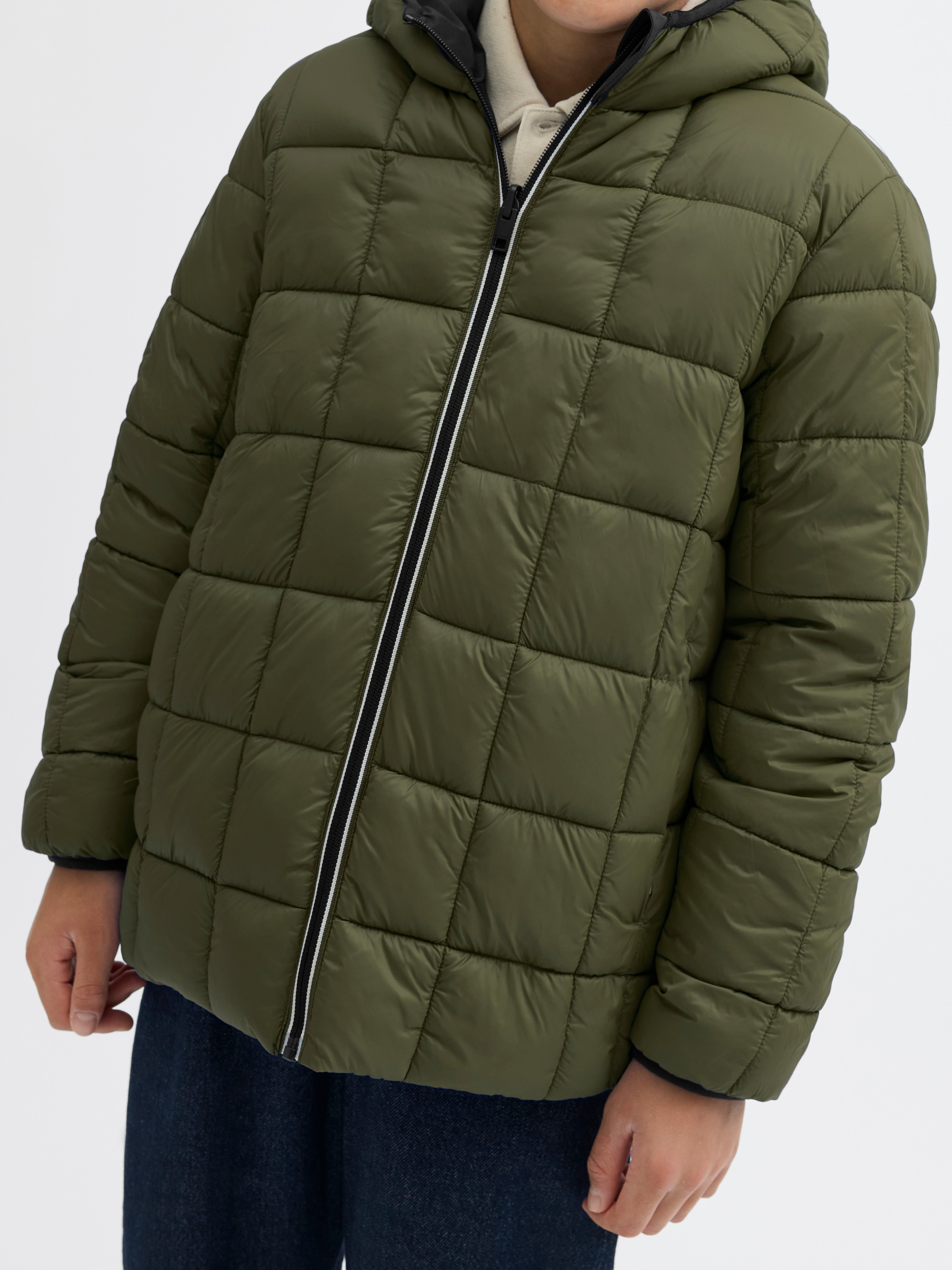 Jack & Jones Junior Outdoorjacke »JJEBROOK REVERSIBLE JACKET SN JNR« mit Kapuze