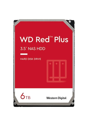HDD-NAS-Festplatte »WD Red Plus 6TB«, 3,5 Zoll, Anschluss SATA III