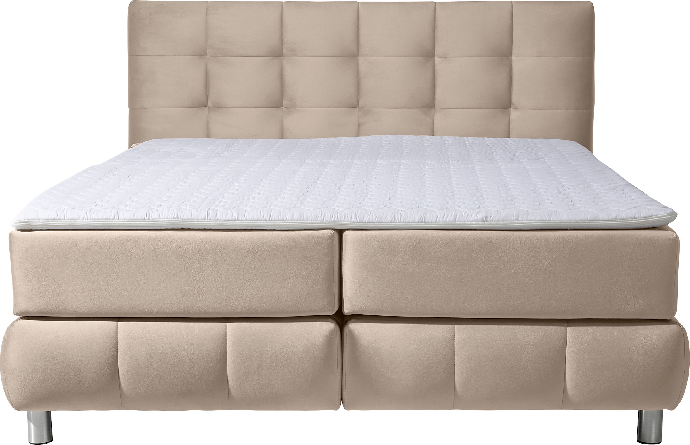 andas Boxspringbett »Salo«, incl. Topper, 6 Breiten, 2 Härtegrade, TFK auch in Härtegrad 4