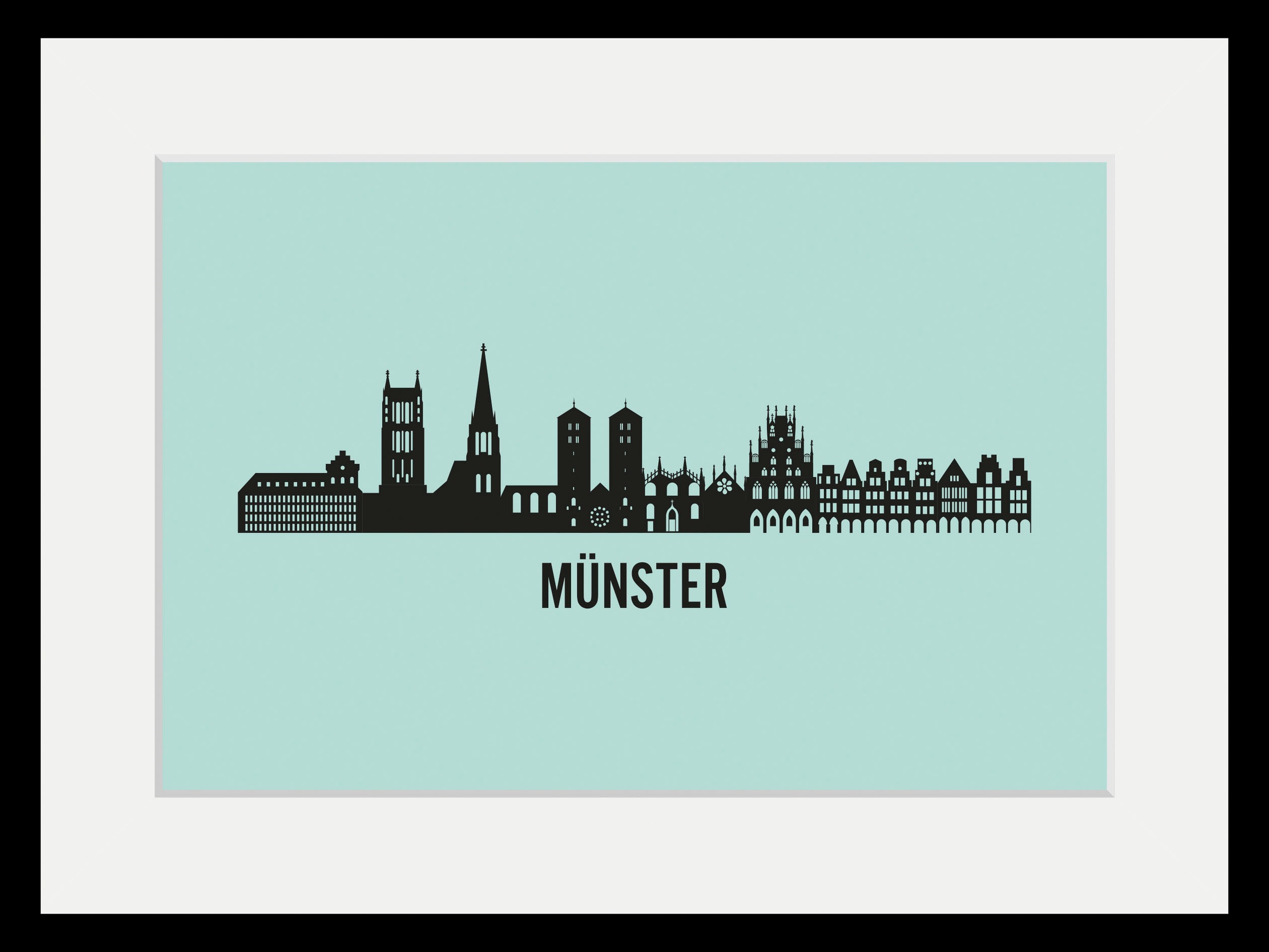 queence Bild »Münster Skyline«, Städte-Stadt-Deutschland-Kirche-Gebäude-Sch günstig online kaufen