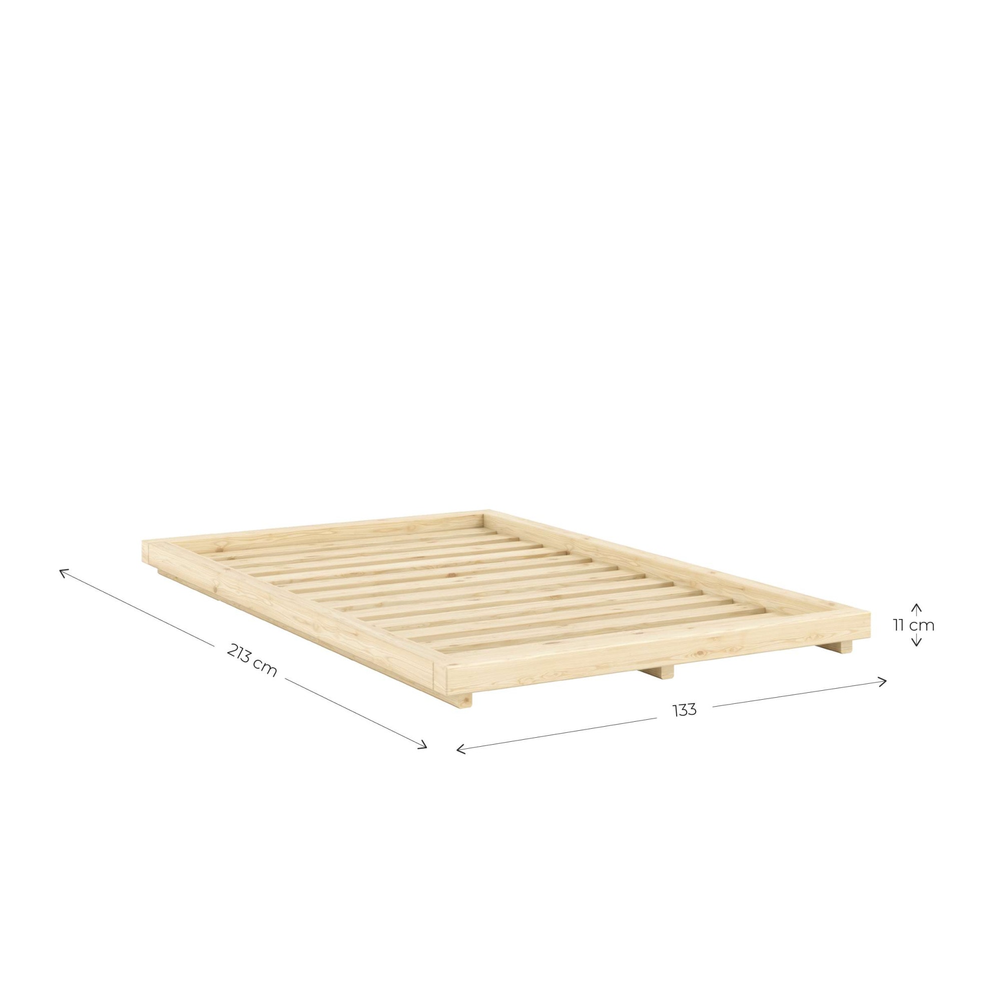 Karup Design Futonbett »FSC® Massivholz Futonbett, excl. Matratze, mit Lattenrost« Minimalistisches Design, ein zeitloser Klassiker für moderne Räume