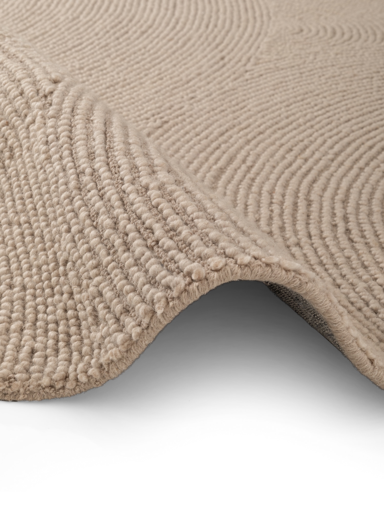 HANSE Home Wollteppich »Eleni«, rechteckig, 18 mm Höhe, Handgetuftet, Wolle, Natur, Wohnzimmer, Schlafzimmer, Skandi, Hygge