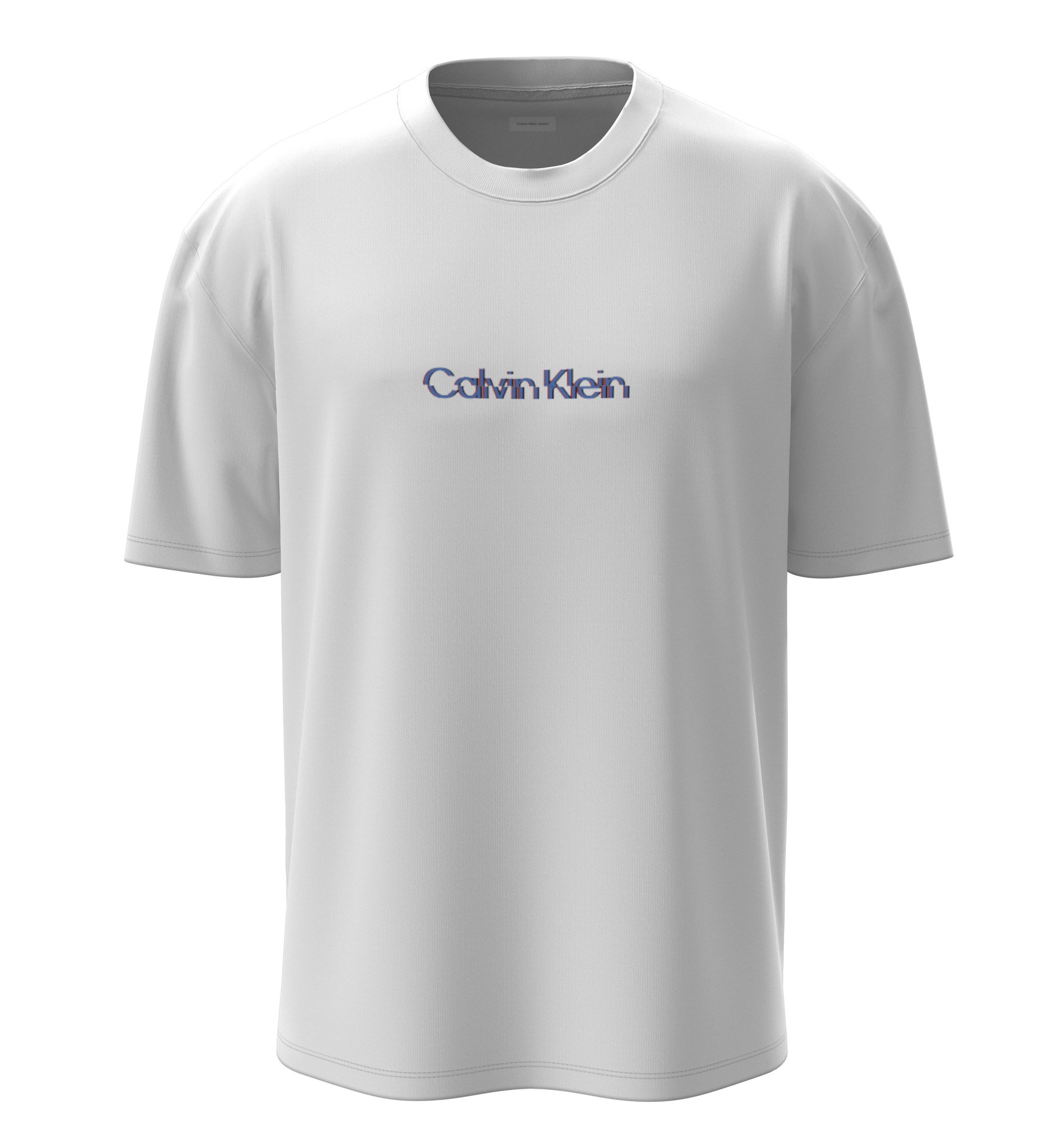 Calvin Klein Jeans T-Shirt »SS GLITCHED LOGO EU CLASSIC TEE«, Mit Rundhalsausschnitt