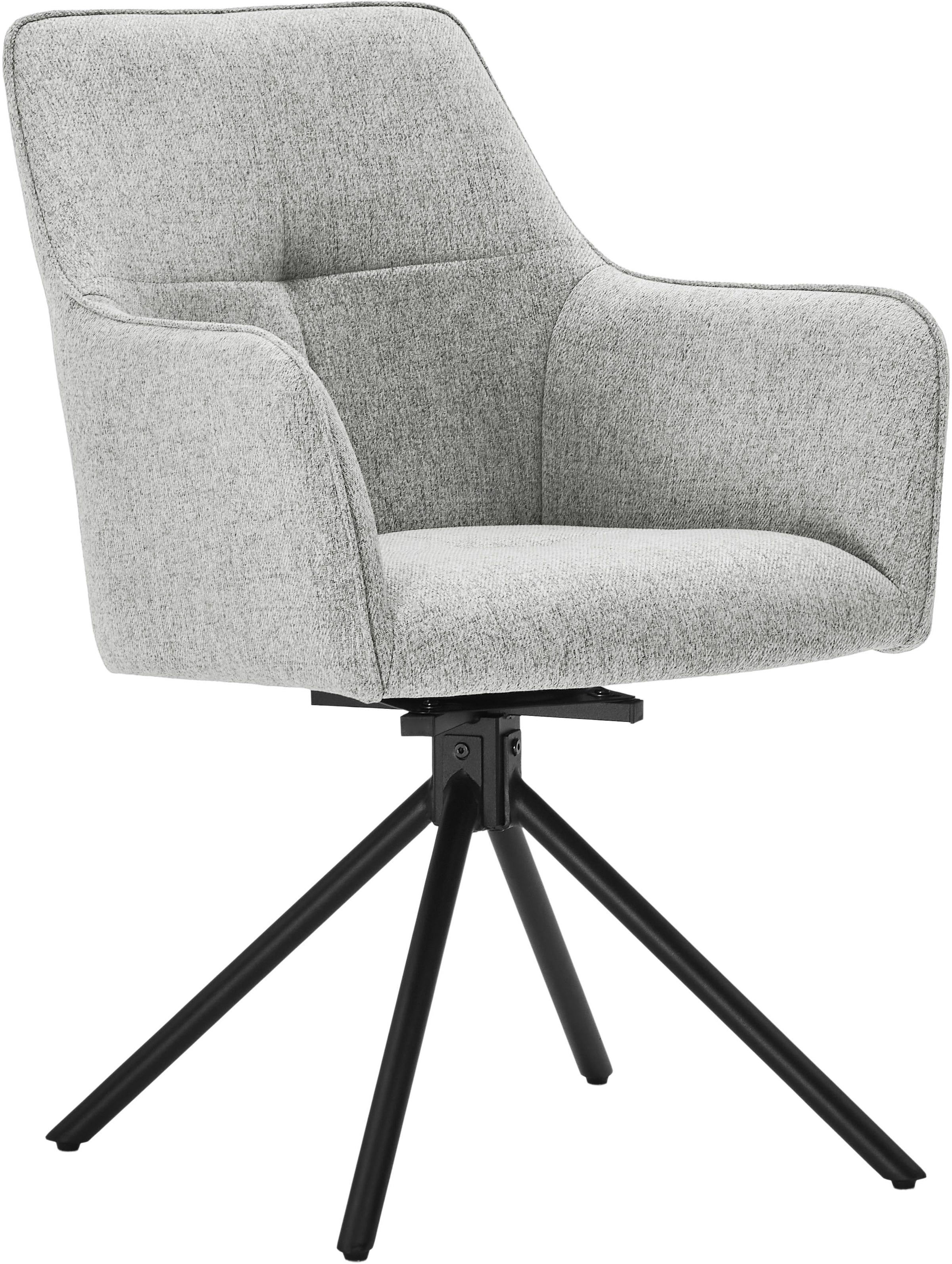 OTTO home Drehstuhl »Haily« (Set) hochwertiger Strukturstoff, robustem Metallgestell