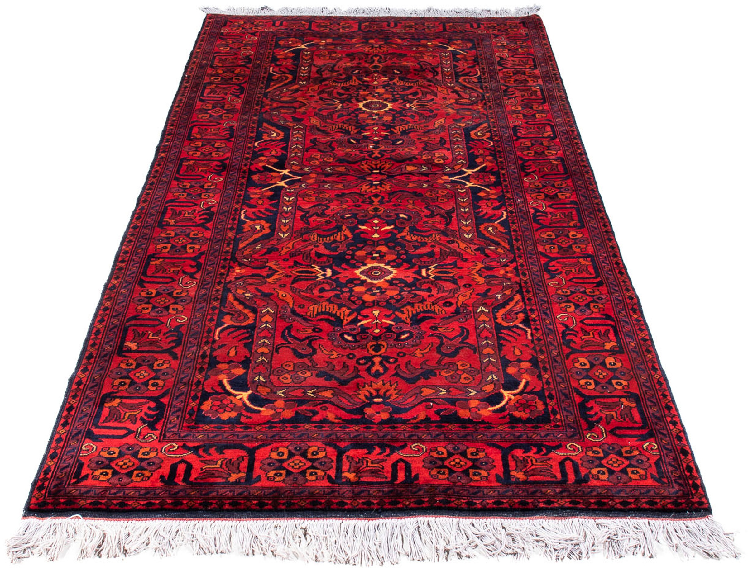 morgenland Orientteppich »Afghan - Kunduz - 203 x 102 cm - dunkelrot«, rech günstig online kaufen