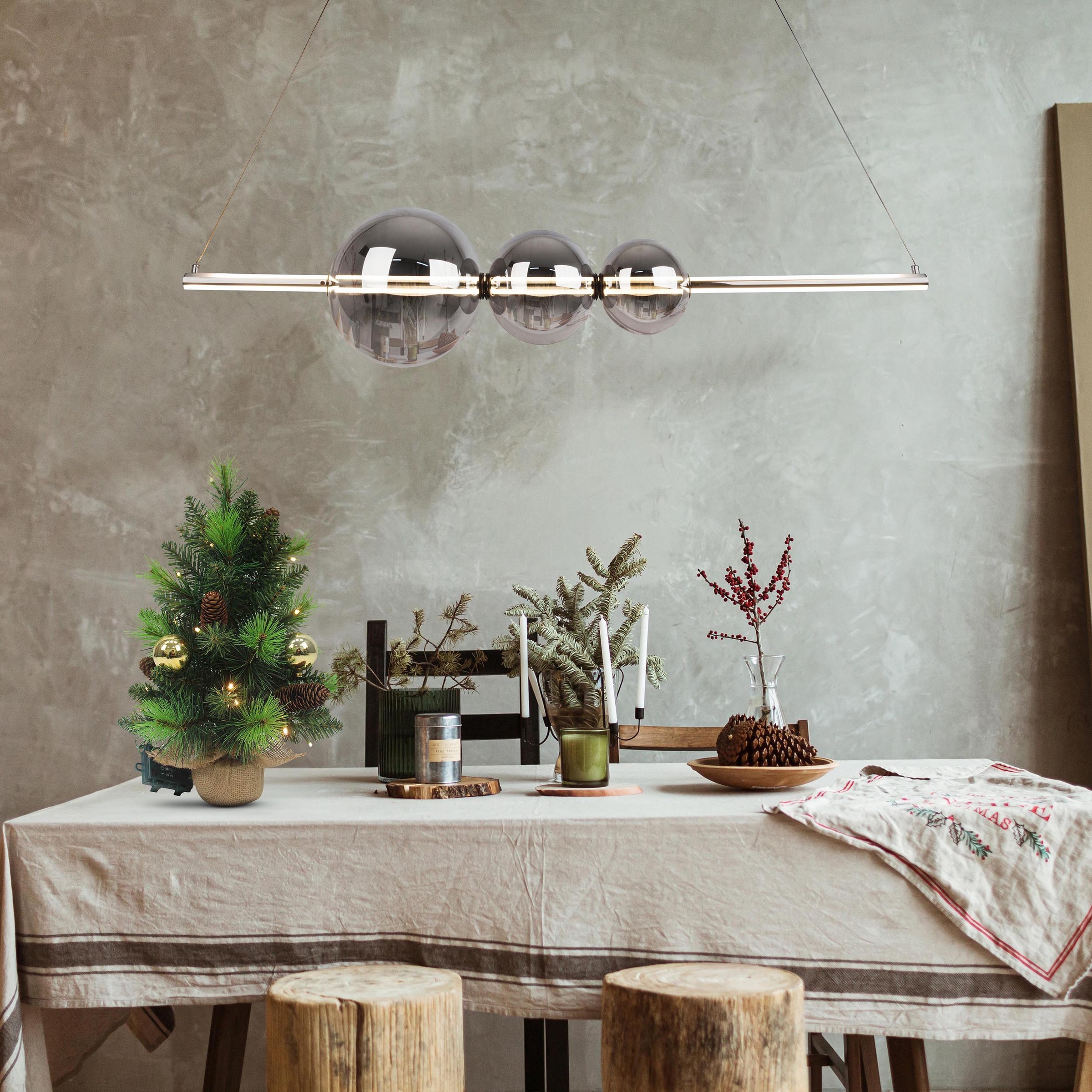 näve LED Pendelleuchte »NOVA«, Leuchtmittel LED-Modul   LED fest integriert günstig online kaufen