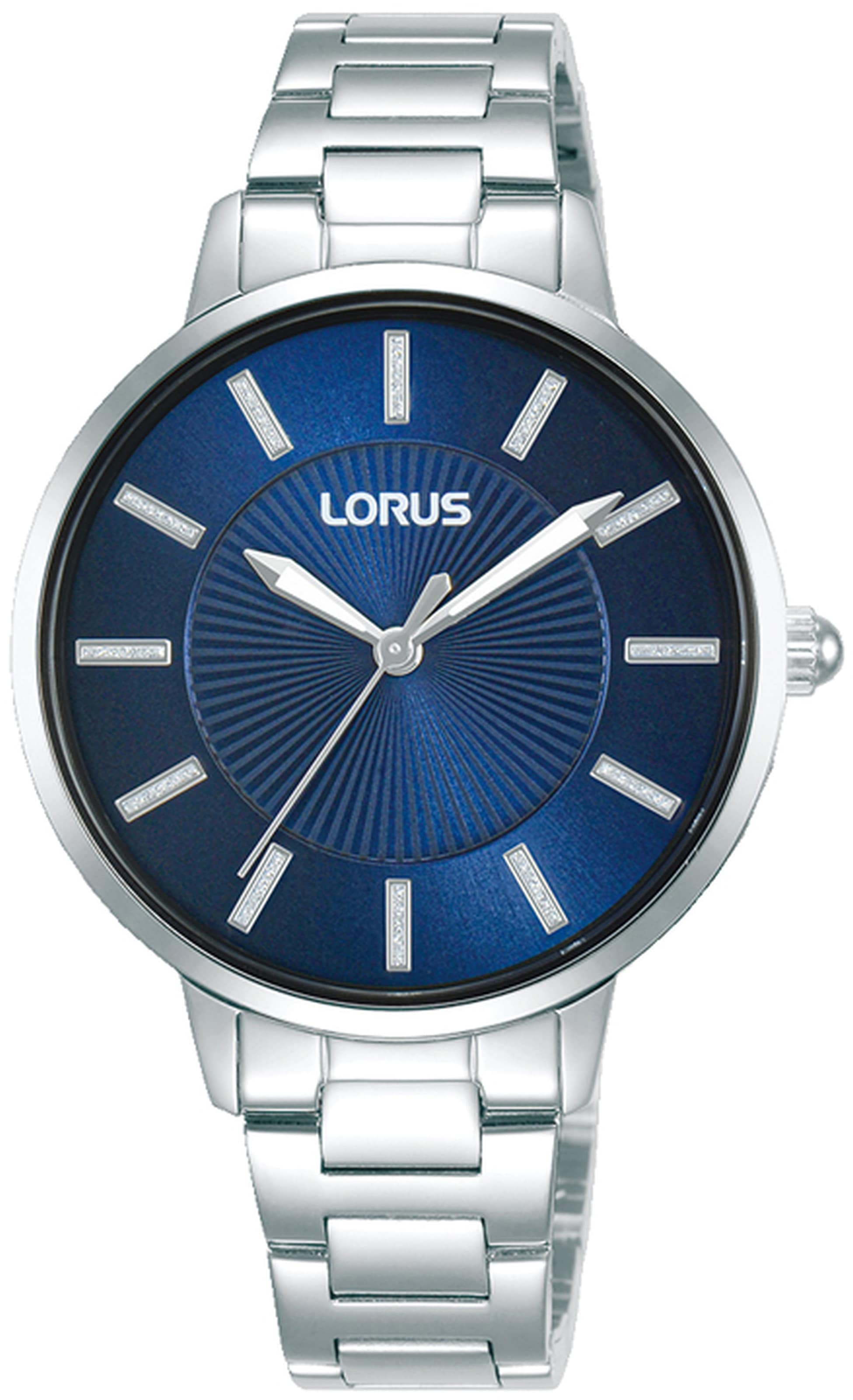 LORUS Quarzuhr, Armbanduhr, Damenuhr, Glitzer, Edelstahlarmband