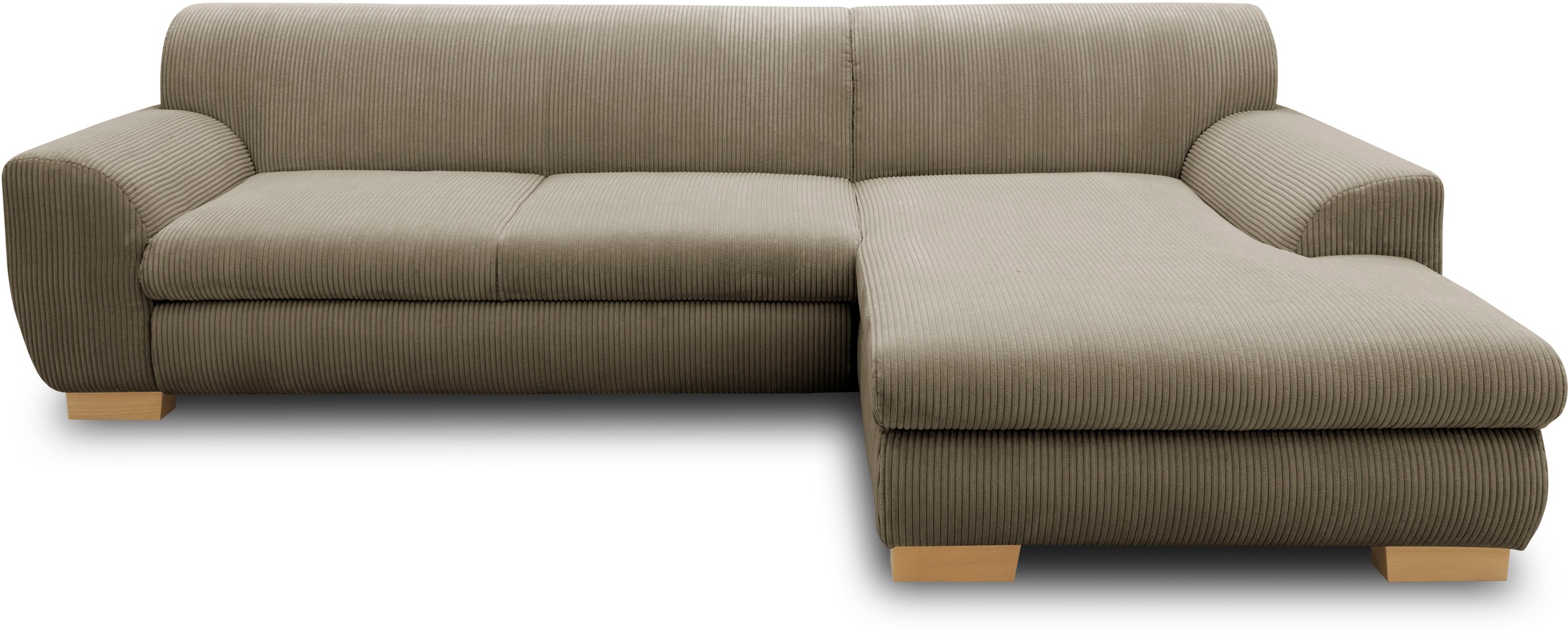 Home affaire Ecksofa »Nika L-Form«, wahlweise mit Bettfunktion, auch in Cord