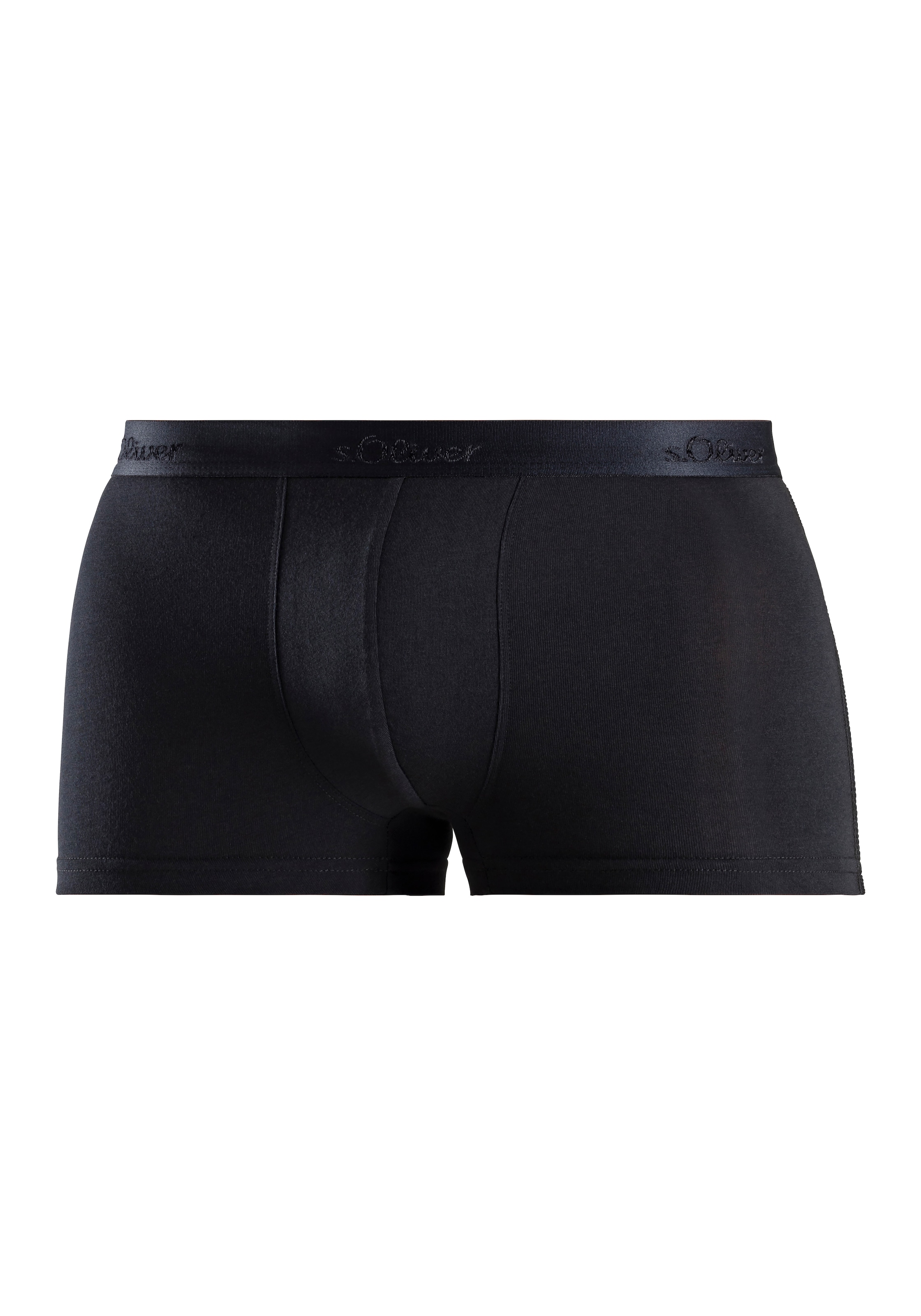 s.Oliver Boxershorts, (Packung, 2 St.), in Hipster-Form aus weichem Modal