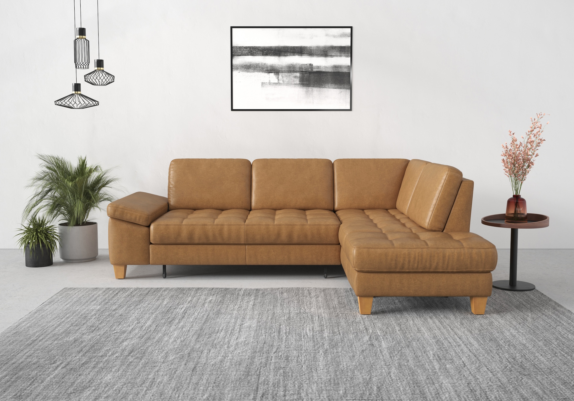 sit&more Ecksofa »Westham L-Form« mit Ottomane, mit oder ohne Bettfunktion, günstig online kaufen