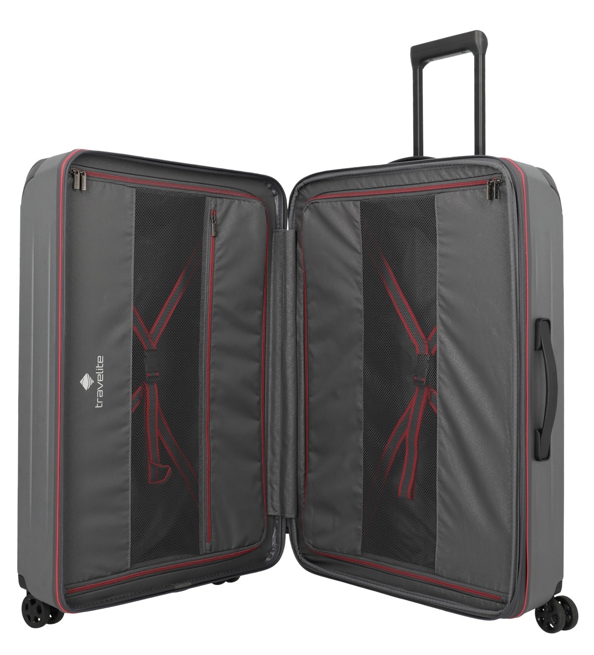 travelite Hartschalen-Trolley »DYNAMIIC, verschiedene Größen und Farben«, 4 Rollen, Hartschalen-Koffer auch in XL ABS Volumenerweiterung bei S+/M/L