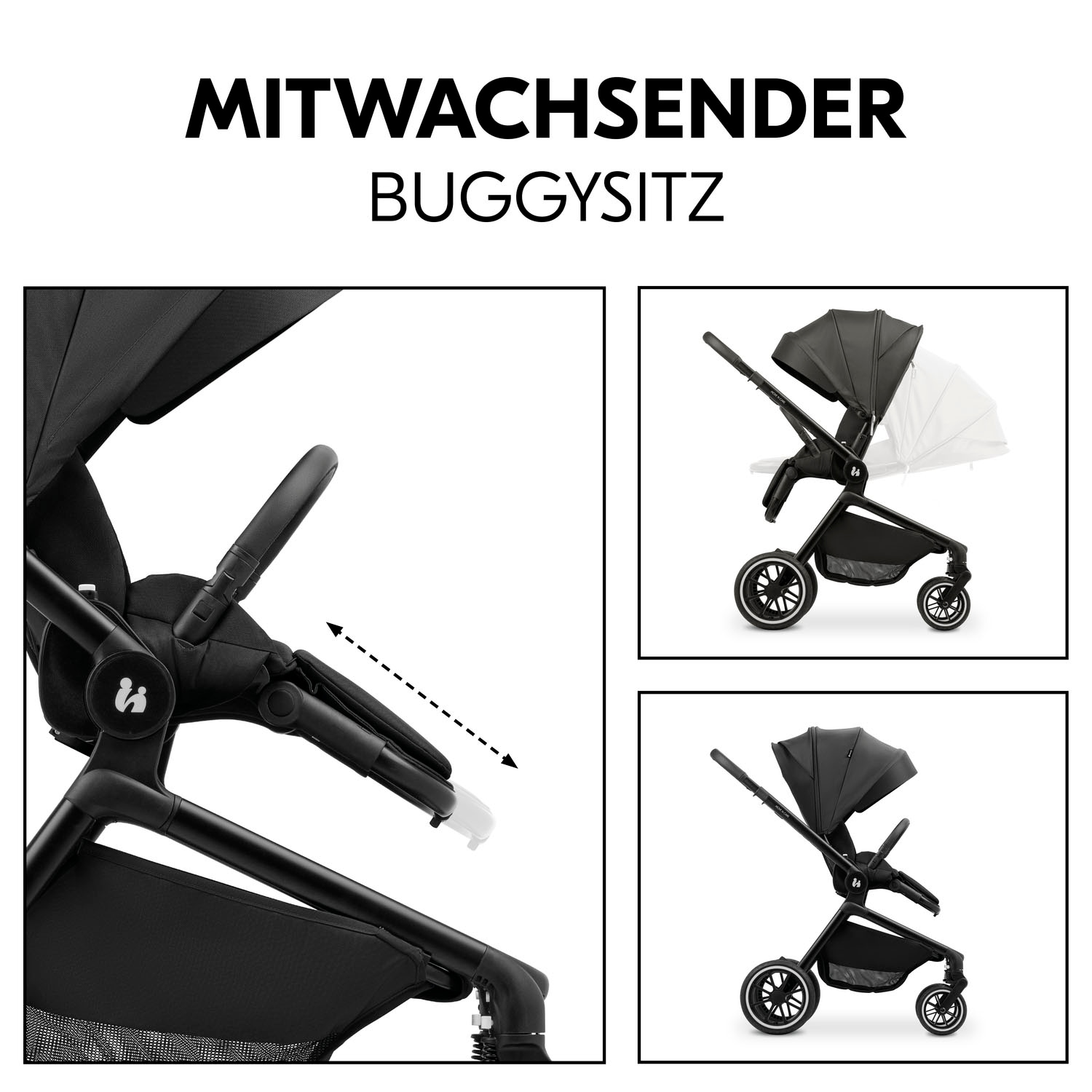 Hauck Kombi-Kinderwagen »Move N Care Set«, 22 kg, belastbar bis 22 kg