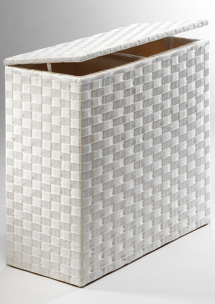 locker Wäschesortierer, Nylon geflochten, Höhe 64 cm
