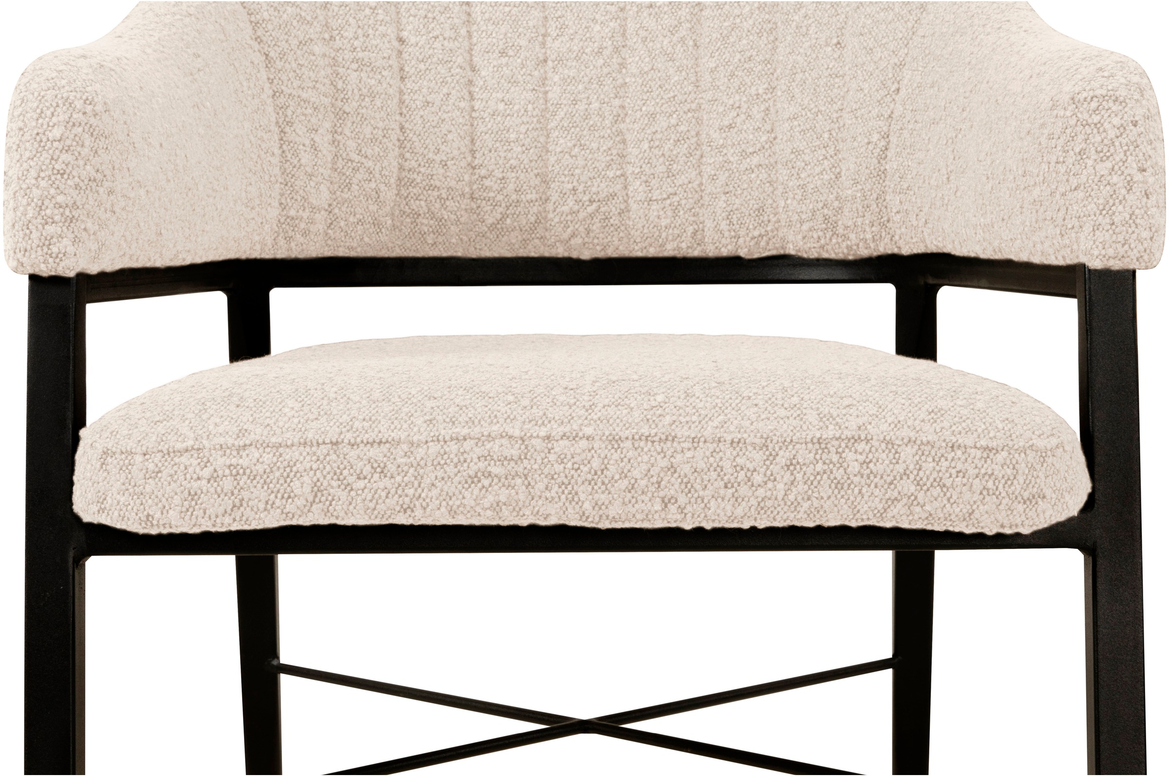 OMG Design Armlehnstuhl »Roma« (Set) 1 Stk.bequemer Esszimmerstuhl, Polsterstuhl mit Bouclé Bezug