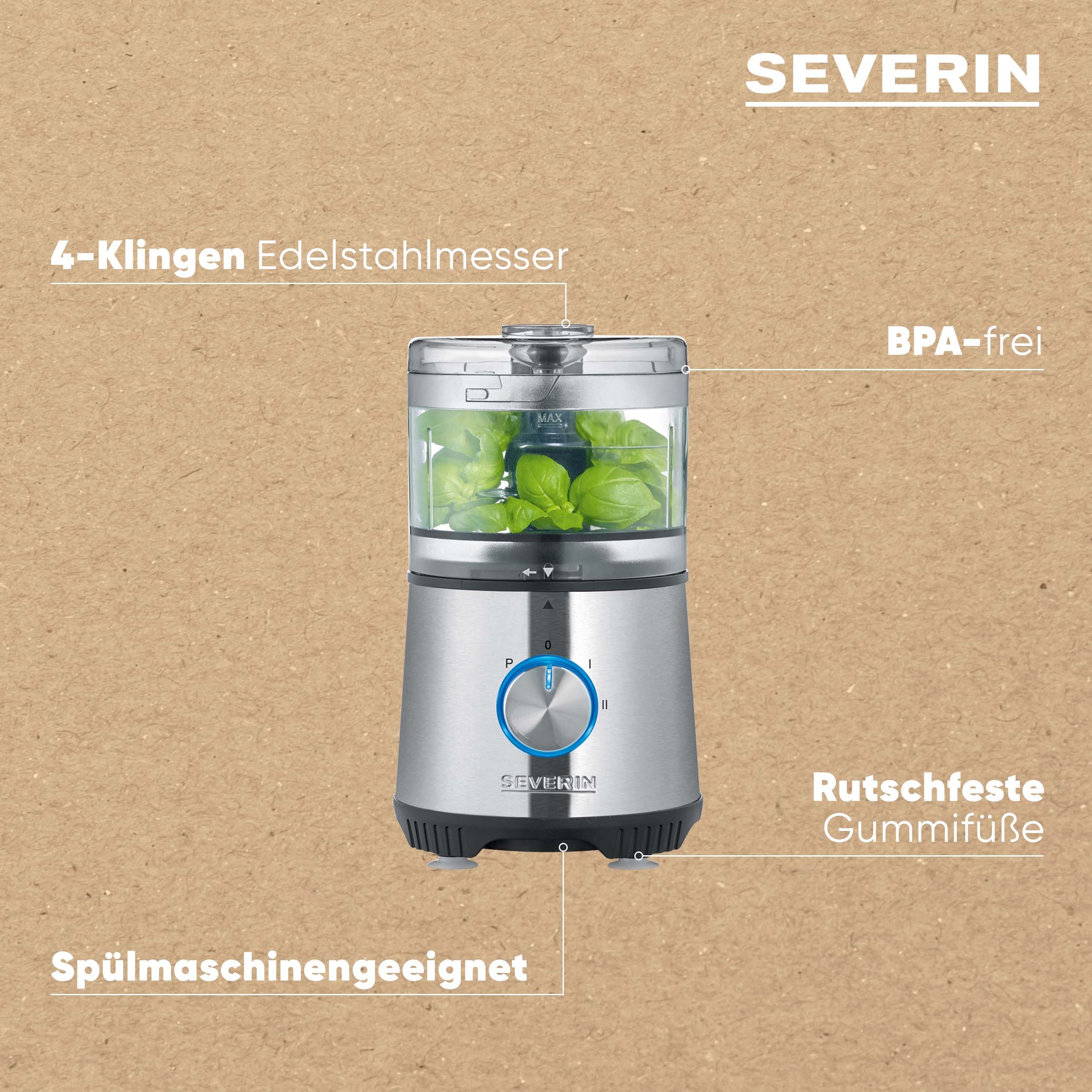 Severin Zerkleinerer »KM 3865« 400 W