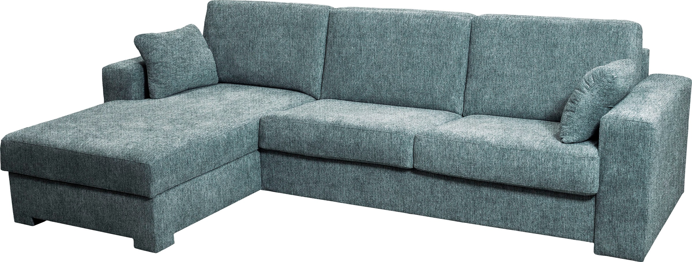 Home affaire Ecksofa »Roma "M" Matratzenhöhe 14 cm, Dauerschlaffunktion, mit Unterfederung,«, Liegemaße ca 143x198 cm, L-Form