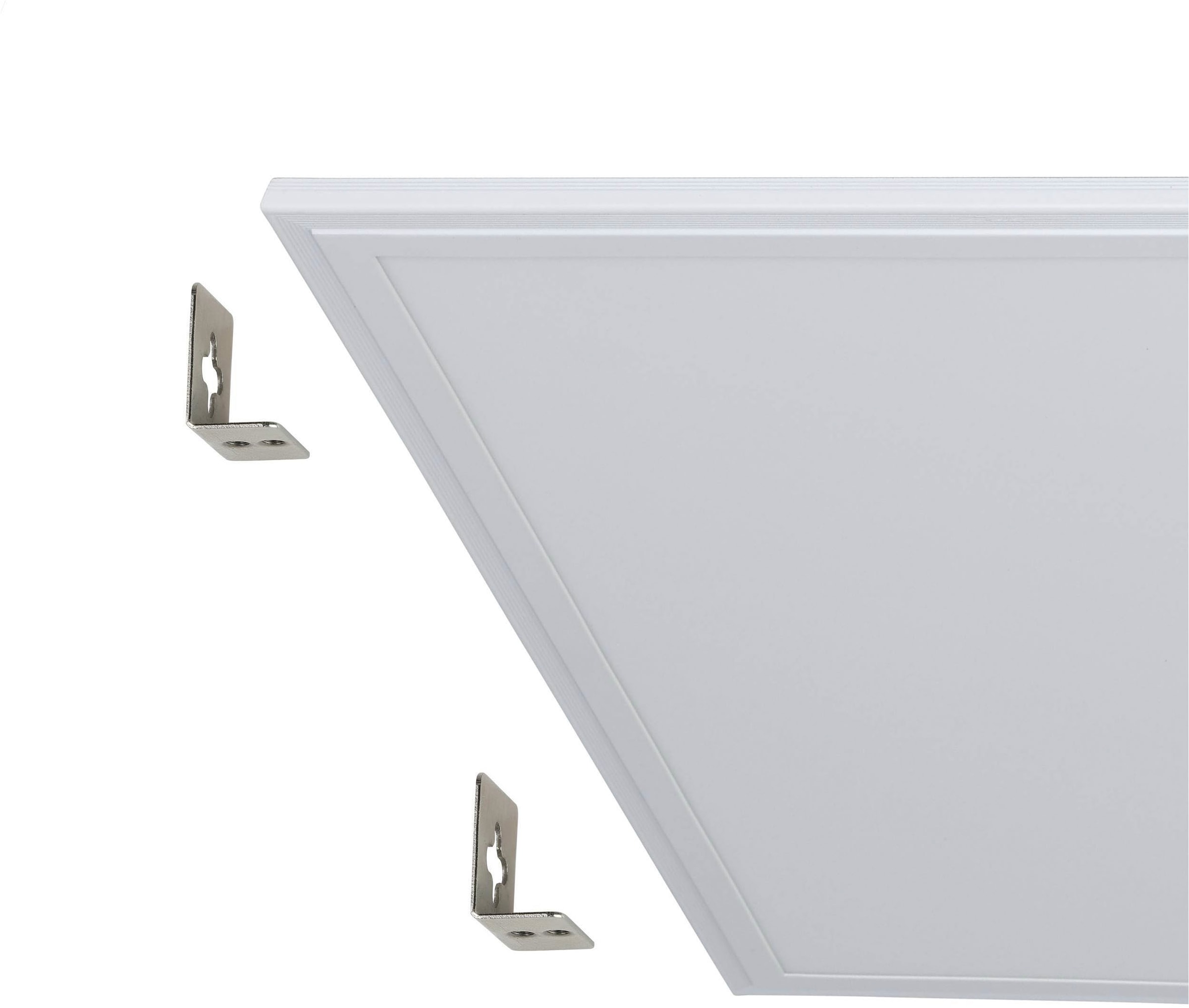 EGLO Rasterleuchte »Salobrena 1 Einbaulampe, Aufbaulampe, Aluminium und Kunststoff, Lampe« LED-Modul 1 Stk. Neutralweiß