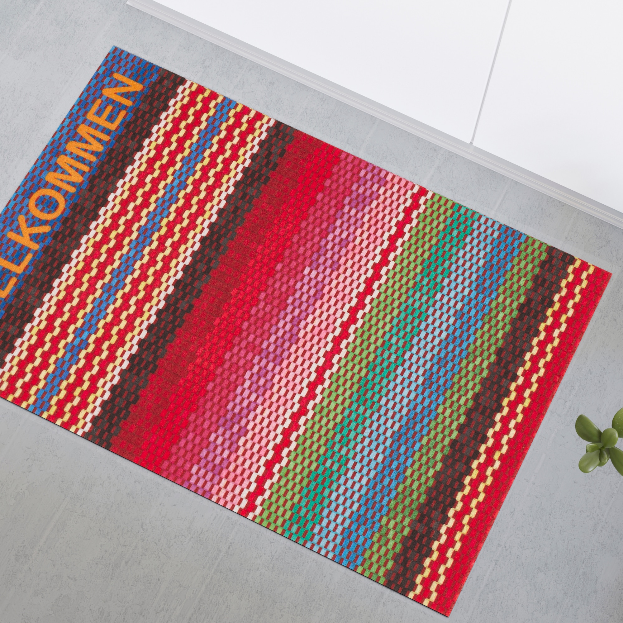 Andiamo Fußmatte »Modern«, rechteckig, 6,5 mm Höhe, Schmutzfangmatte, bedruckt, diverse Motive, In- und Outdoor geeignet