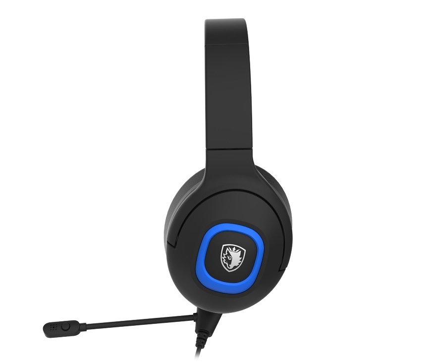 Sades Gaming-Headset »Shaman SA-724 Gaming Headset, schwarz/blau, USB, kabe günstig online kaufen