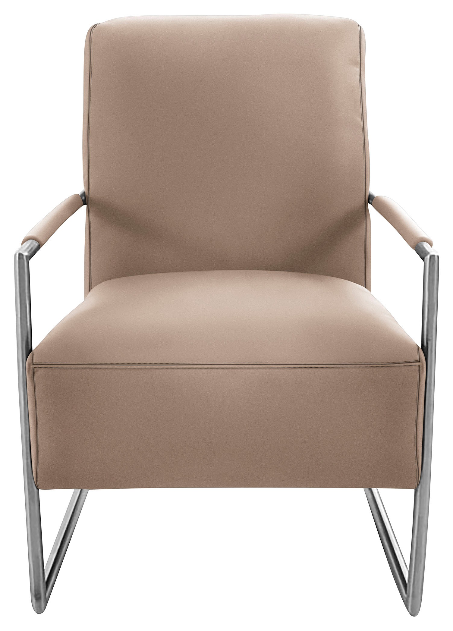 K+W Komfort & Wohnen Cocktailsessel mit bezogenen Armlehnen, Gestell in Met günstig online kaufen