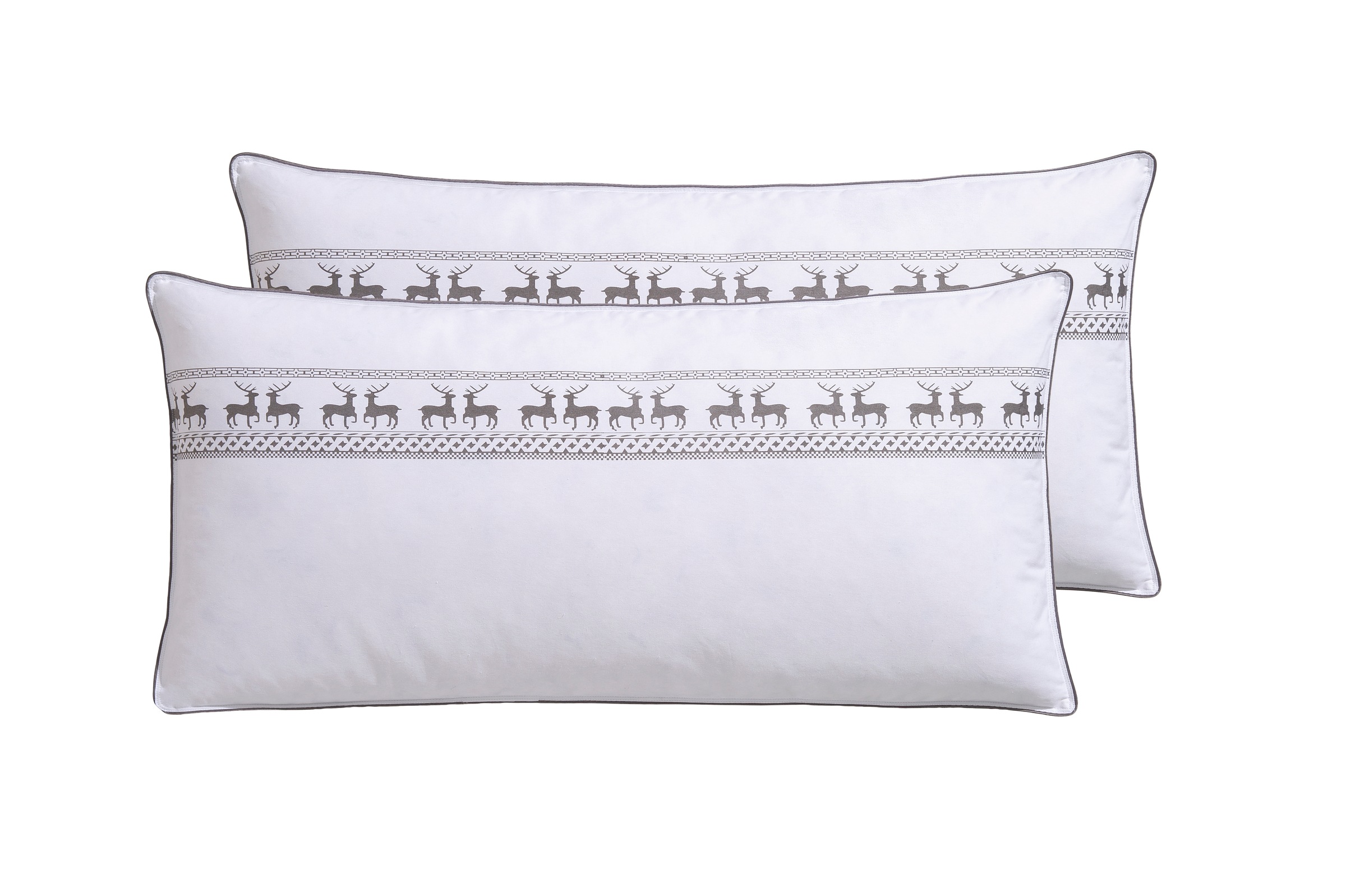 Älgdröm Federkopfkissen »Finja Kopfkissen in 40x80 cm, 80x80 cm, 2-tlg.« Fü günstig online kaufen