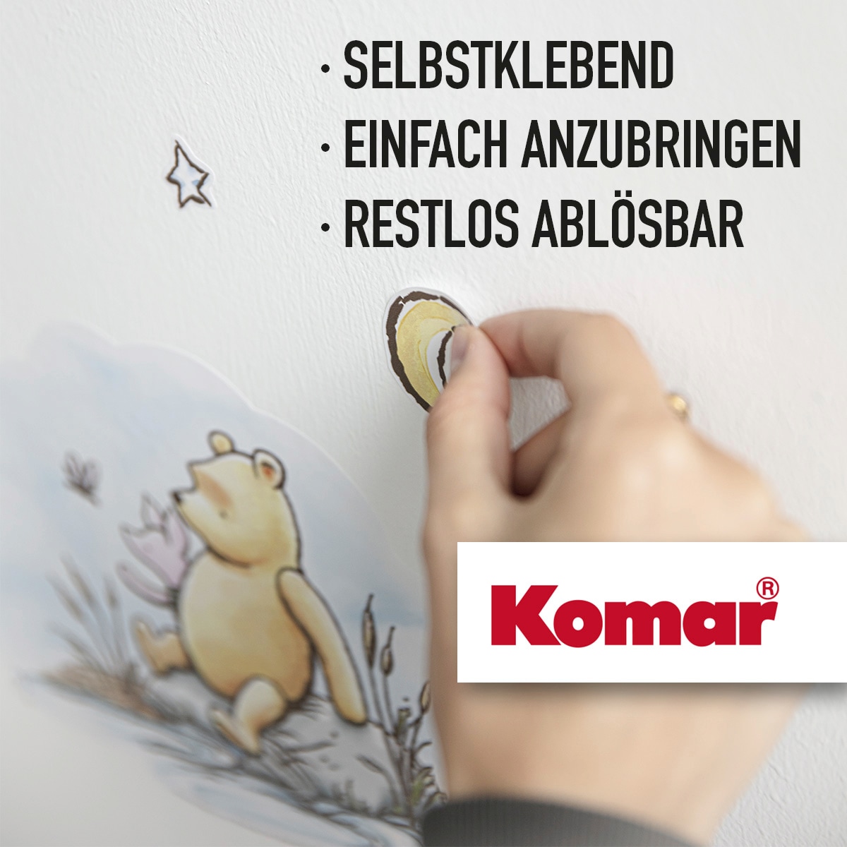 Komar Wandtattoo »Thumper in the Garden«, (13 St.), 50x70 cm (Breite x Höhe),  selbstklebendes Wandtattoo online bestellen