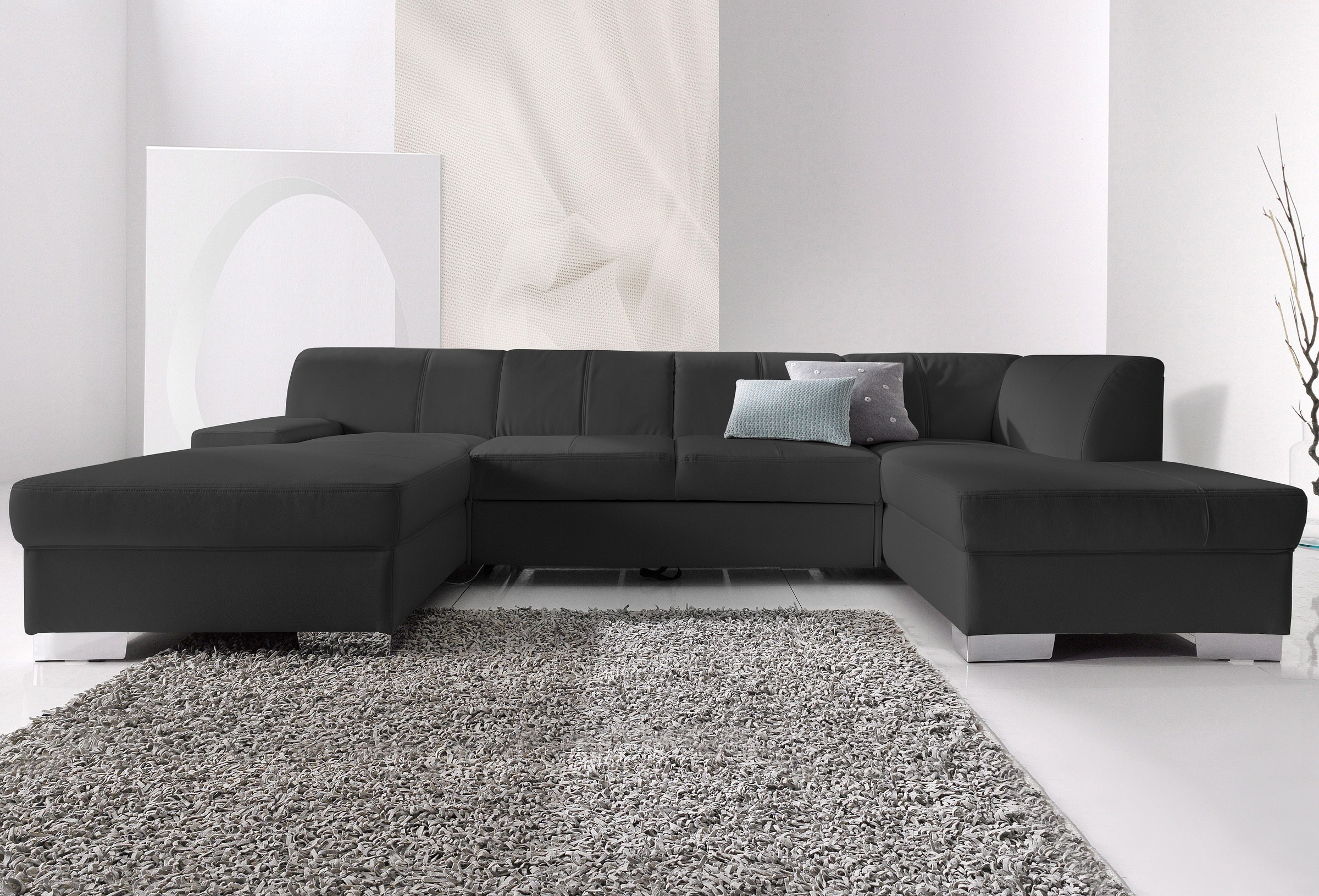 DOMO collection Wohnlandschaft »Star, zeitlose Formensprache, elegante Opti günstig online kaufen