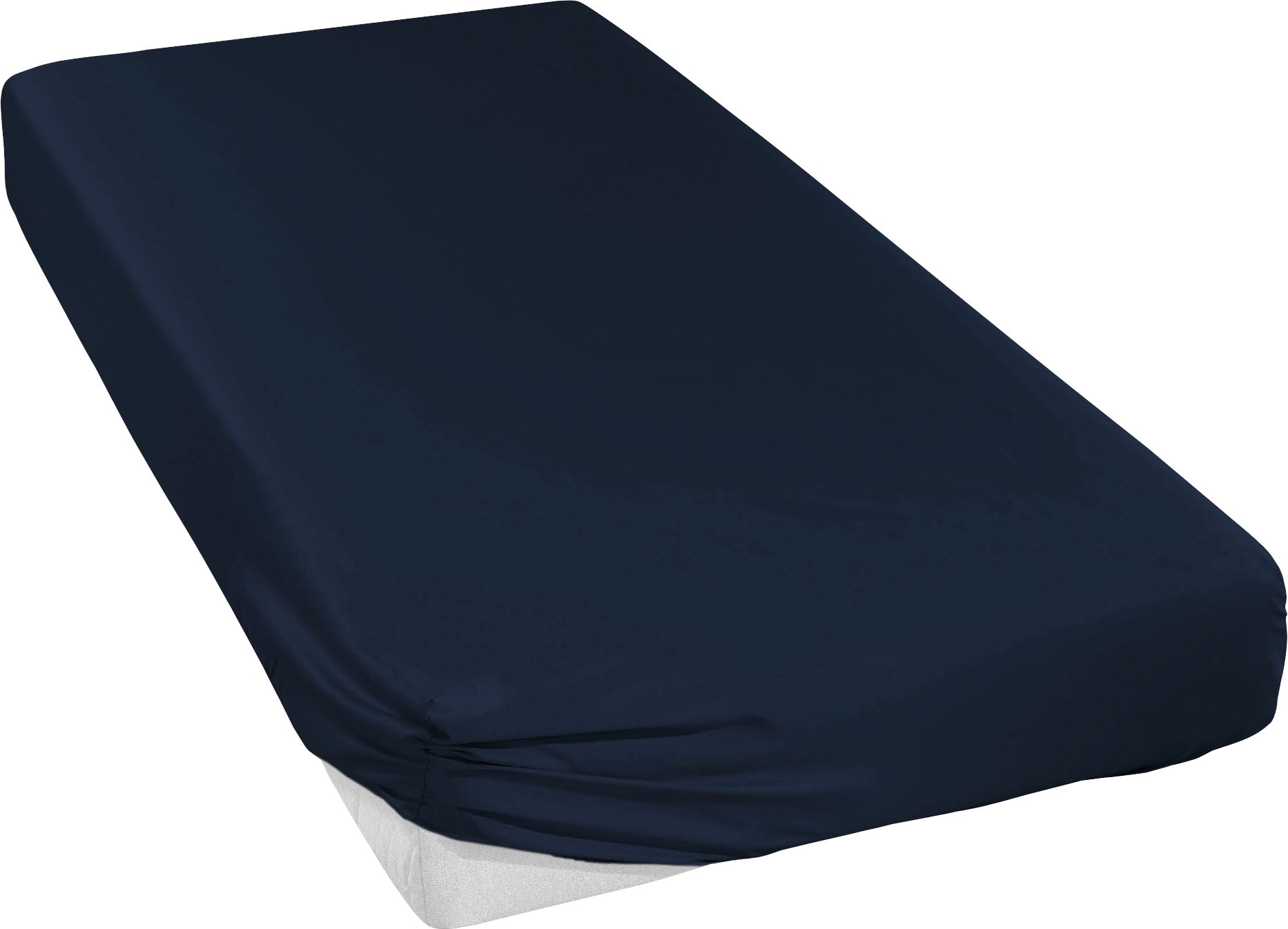 Curt Bauer Spannbettlaken »Uni-Mako-Satin in Gr. 90x200, 140x200 oder 180x200 cm«, (1... kaufen