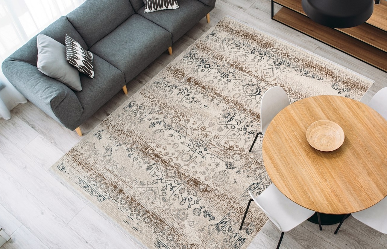 calo-deluxe Teppich »Valessa-606«, rechteckig, 5 mm Höhe, Wohnzimmer günstig online kaufen