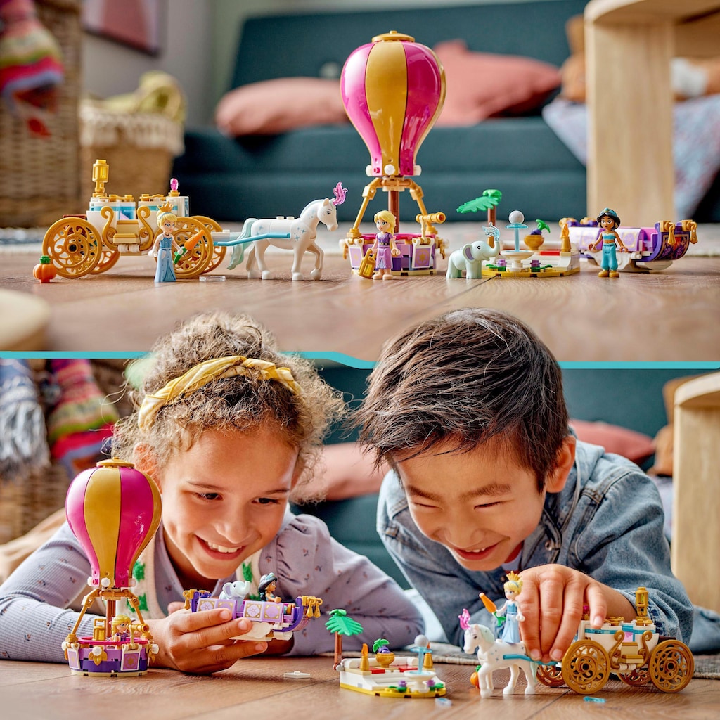 LEGO® Konstruktionsspielsteine »Prinzessinnen auf magischer Reise (43216), LEGO® Disney«, (320 St.)