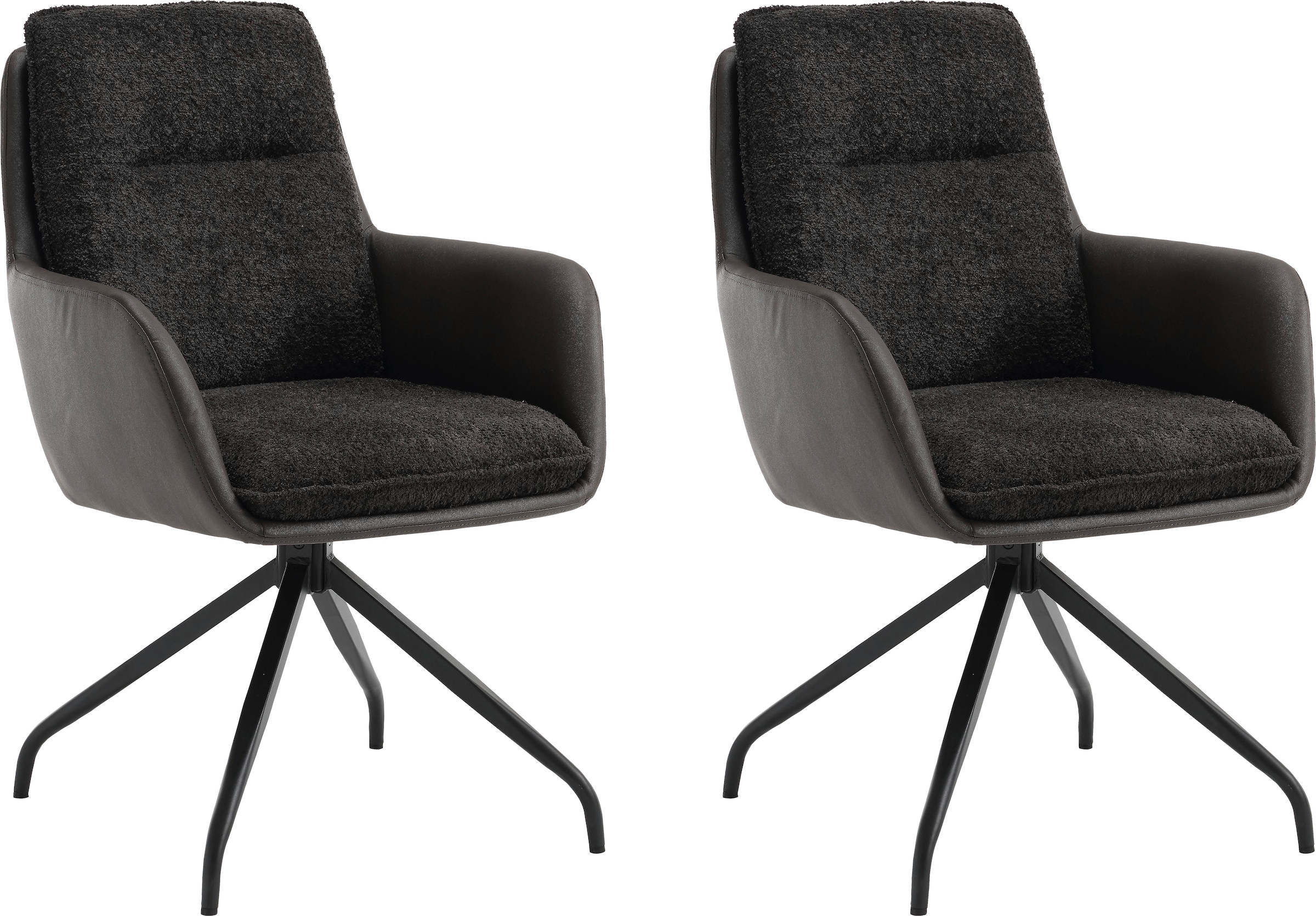 Home affaire Esszimmerstuhl »Barcelona« (Set) 2 Stk.verschiedene Gestelle i günstig online kaufen