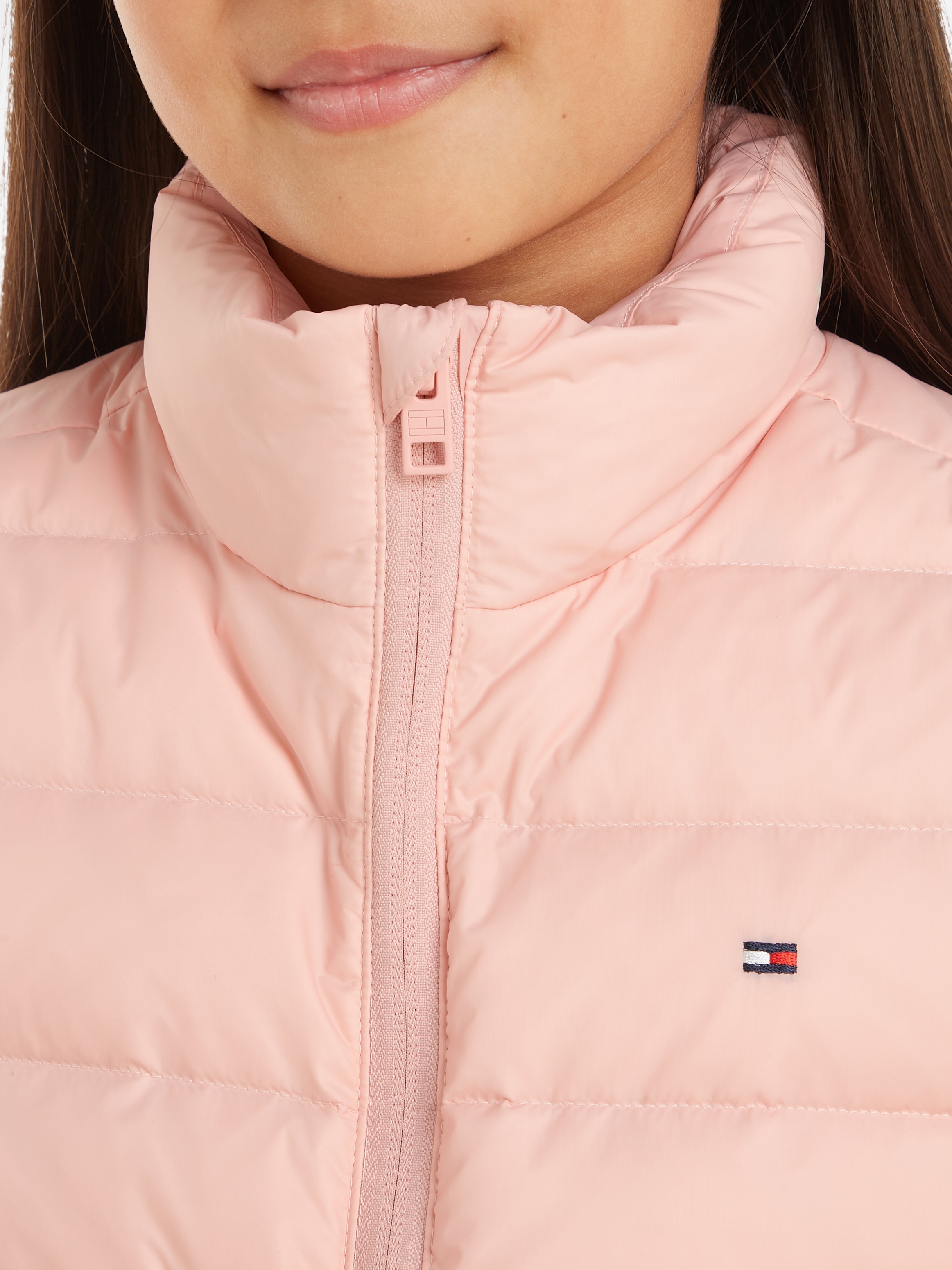 Tommy Hilfiger Steppjacke »U ESSENTIAL LIGHT DOWN JACKET«, Kinder bis 16 Jahre mit Logostickerei