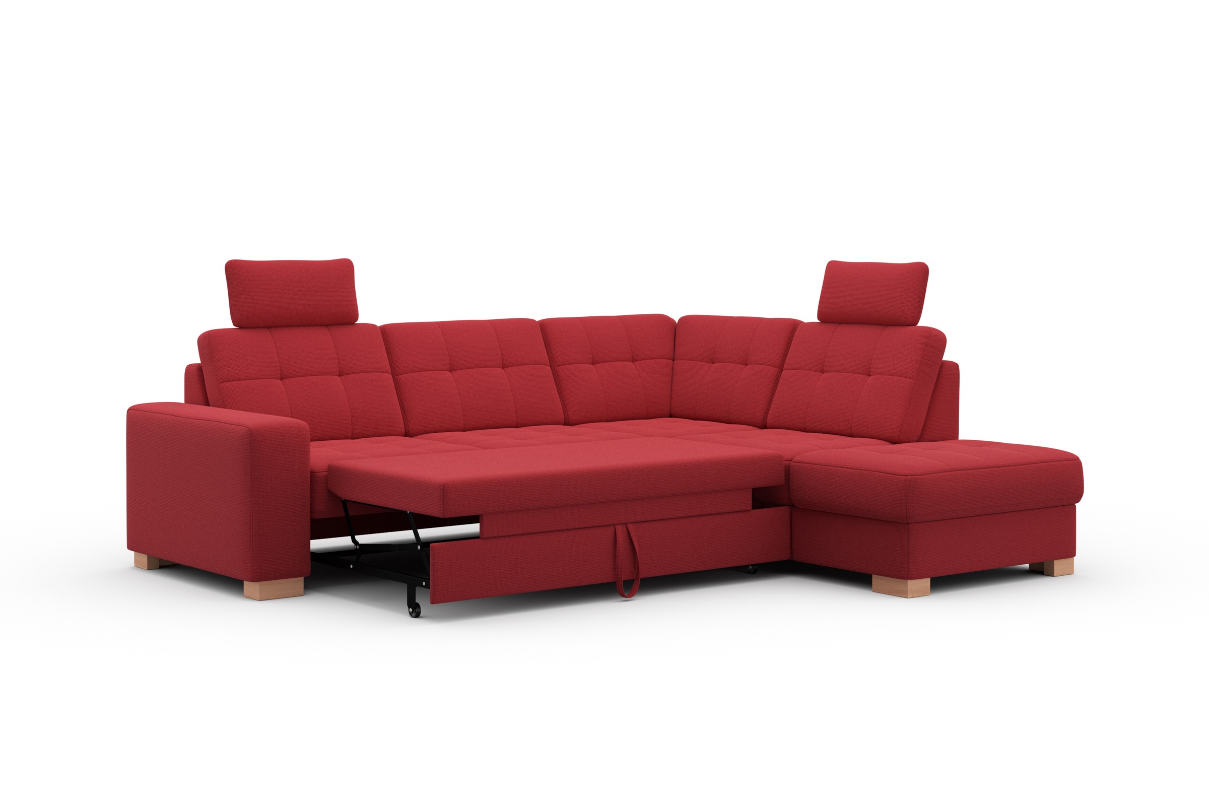 sit&more Ecksofa »Quincy L-Form«, wahlweise mit Bettfunktion und Bettkasten