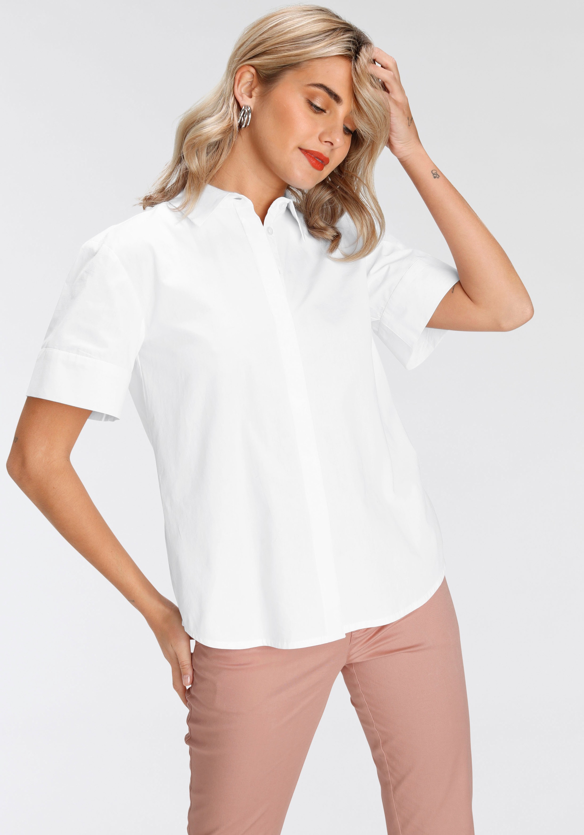 AJC Hemdbluse, Oversized und Kastig geschnitten NEUE KOLLEKTION kaufen