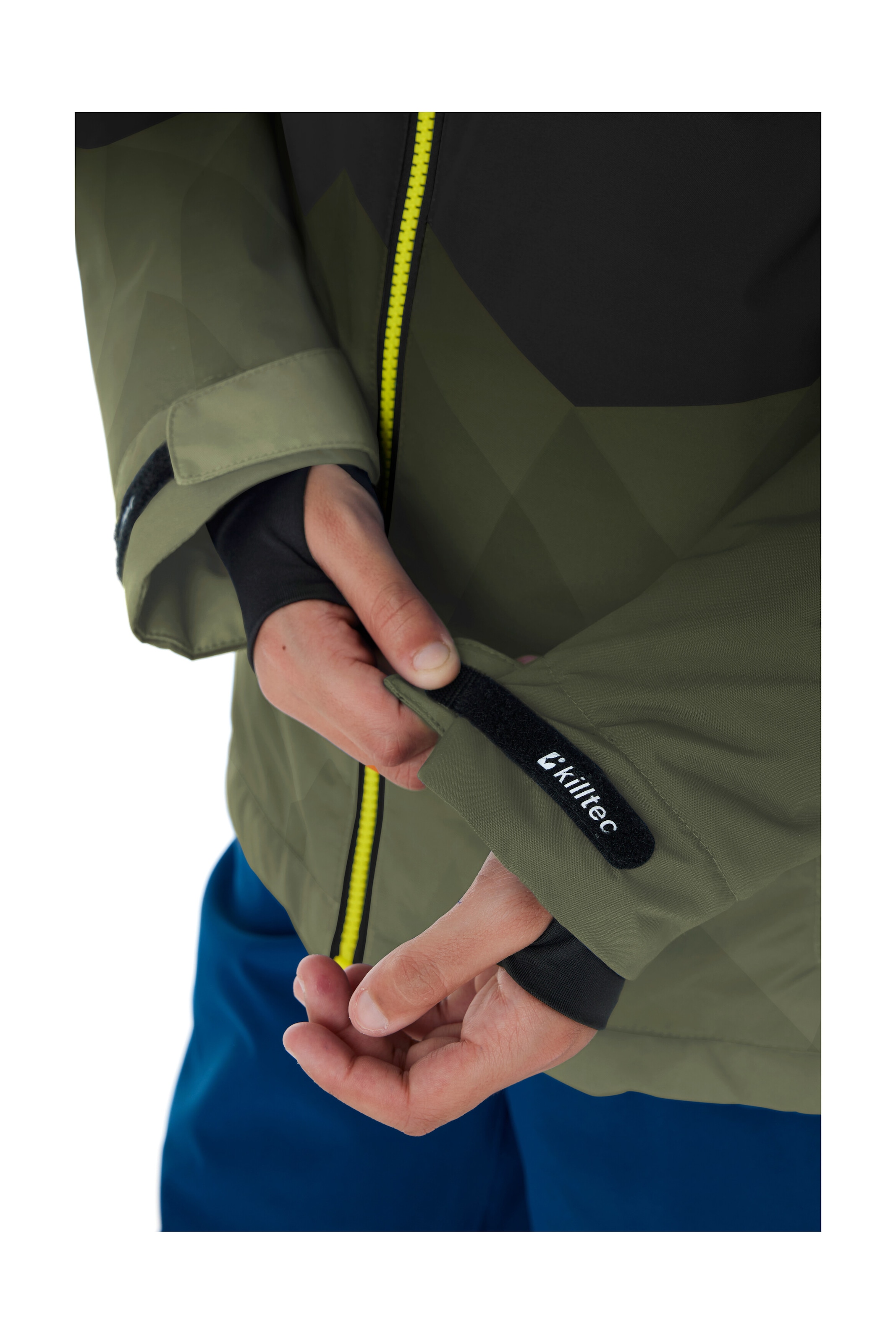 Killtec Skijacke »KSW 383 BYS SKI JCKT«, Wasser- und winddichte Skijacke mit verstellbarer Kapuze