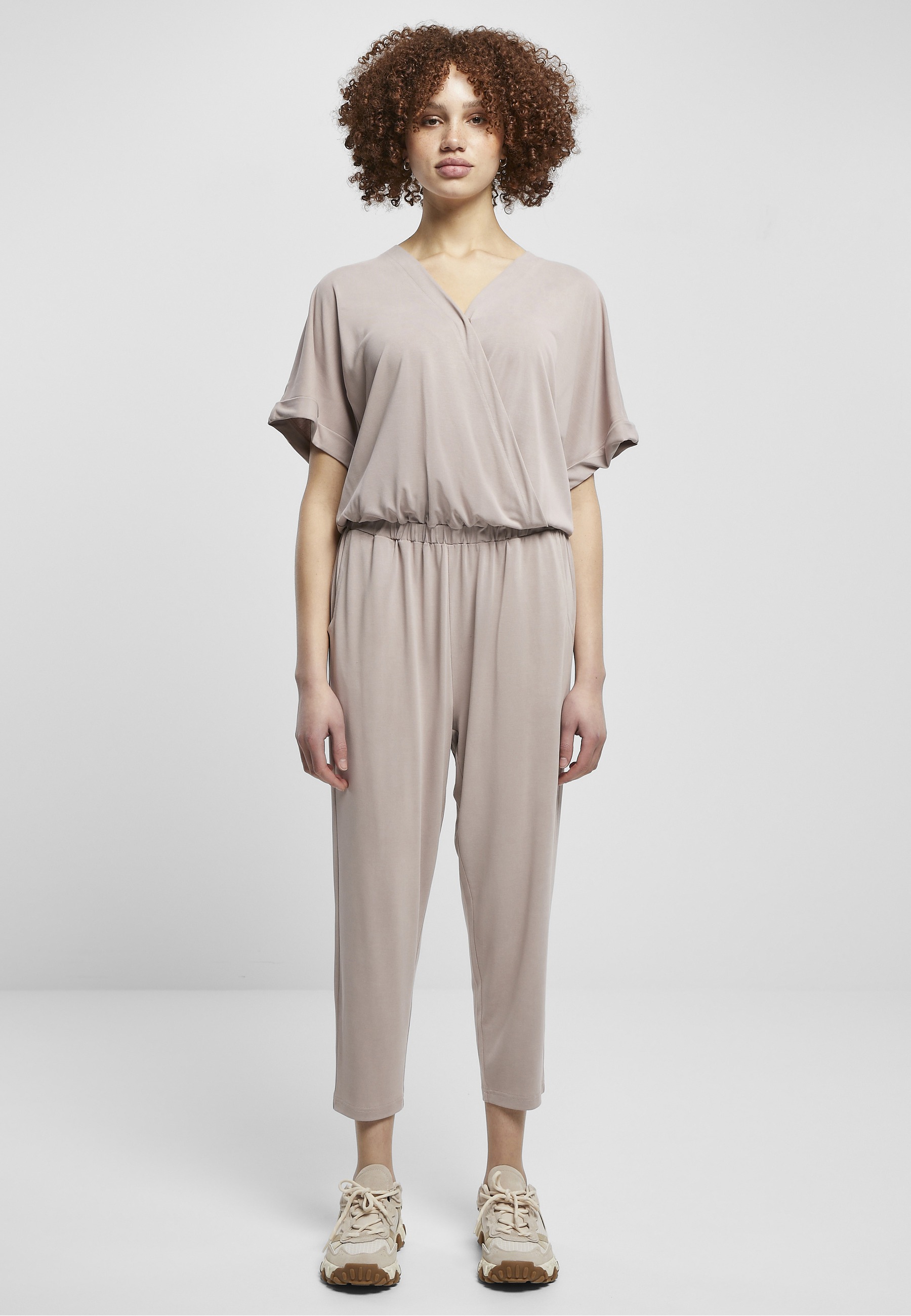 URBAN CLASSICS Jumpsuit »Urban Classics Damen Ladies Modal Jumpsuit« 1 Stk.