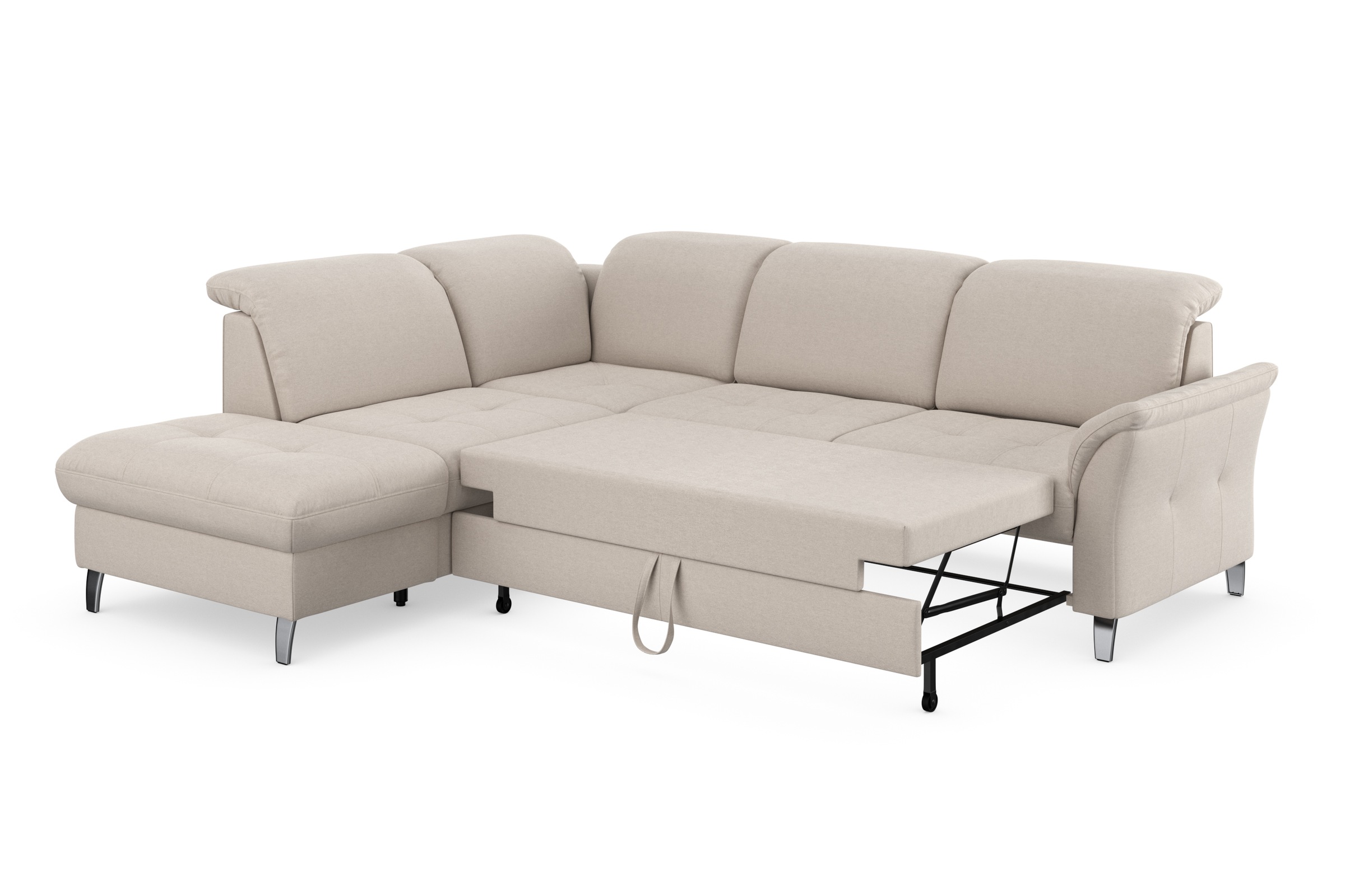 sit&more Ecksofa »Maggiore L-Form«, wahlweise mit Kopfteilverstellung, Bettfunktion und Stauraum