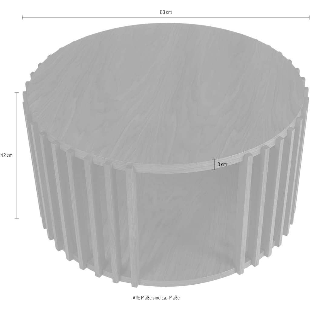 andas Couchtisch »Drum«