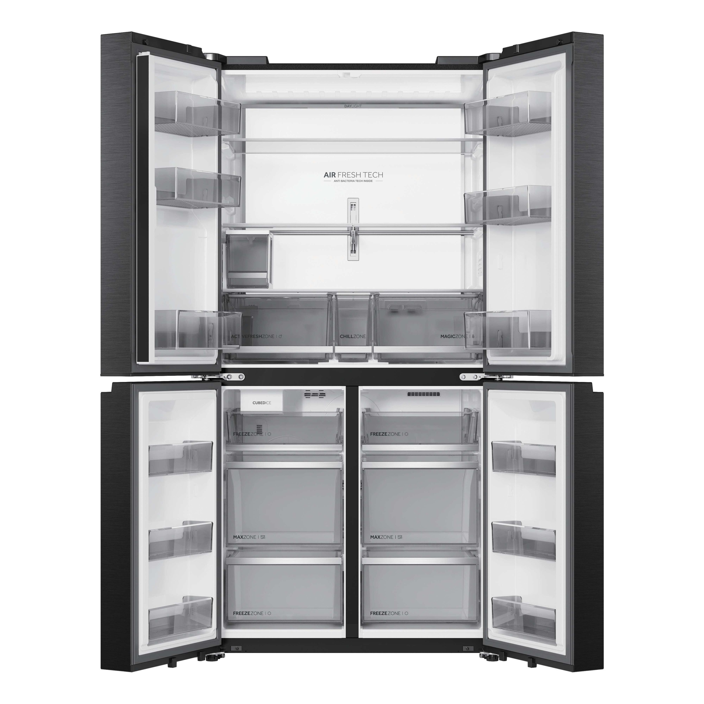 Haier Multi Door Horizon Collection »HCR79F18CHMB« 182,5 cm hoch 90,5 cm breit Wasserdispenser & Eiswürfelbereiter