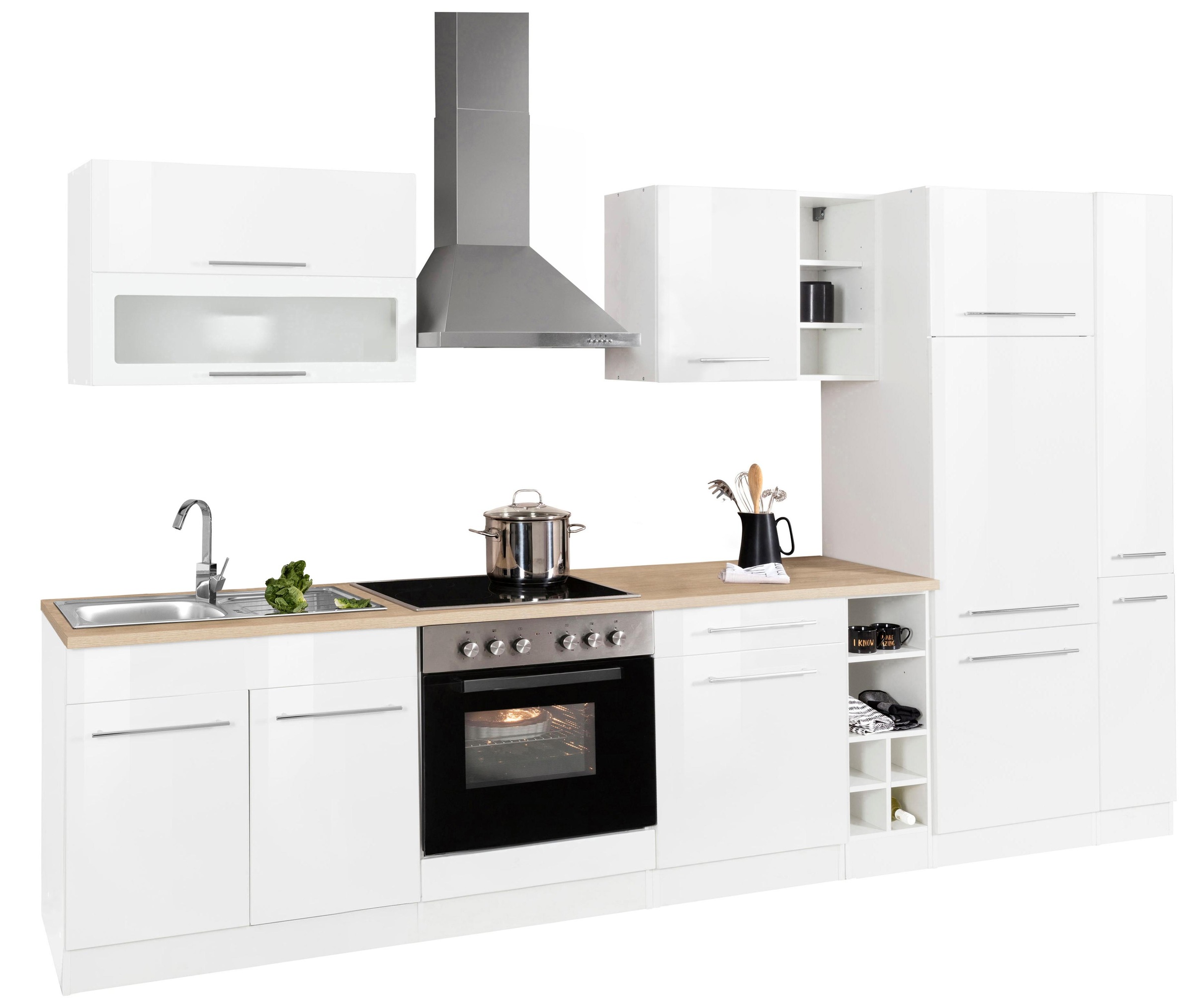 KOCHSTATION Küchenzeile »KS-Eton«, ohne E-Geräte, Breite 330 cm günstig online kaufen
