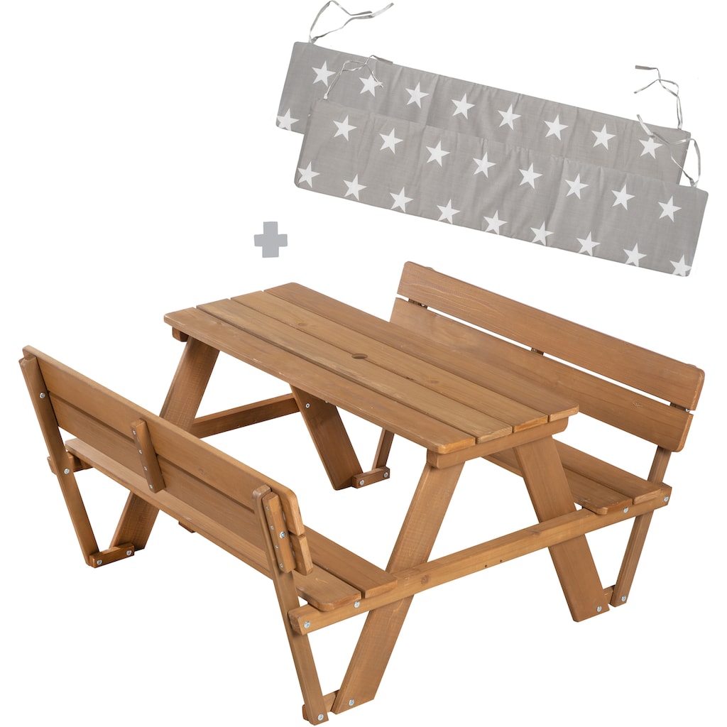 roba® Kindersitzgruppe »Picknick for 4 Outdoor +, Teakholz«, (Set)