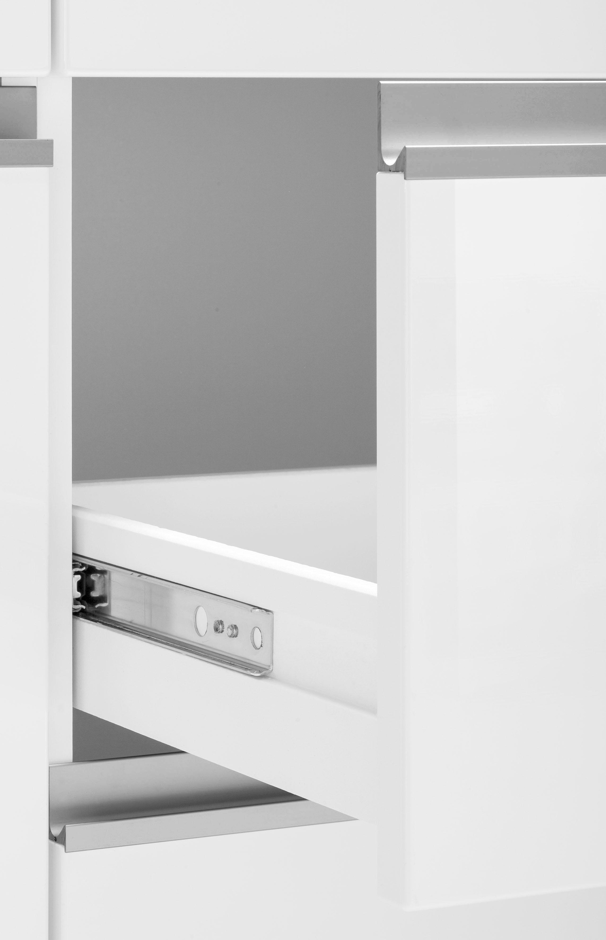 KOCHSTATION Küchenzeile »KS-Ohio«, mit E-Geräten, Breite 360 cm