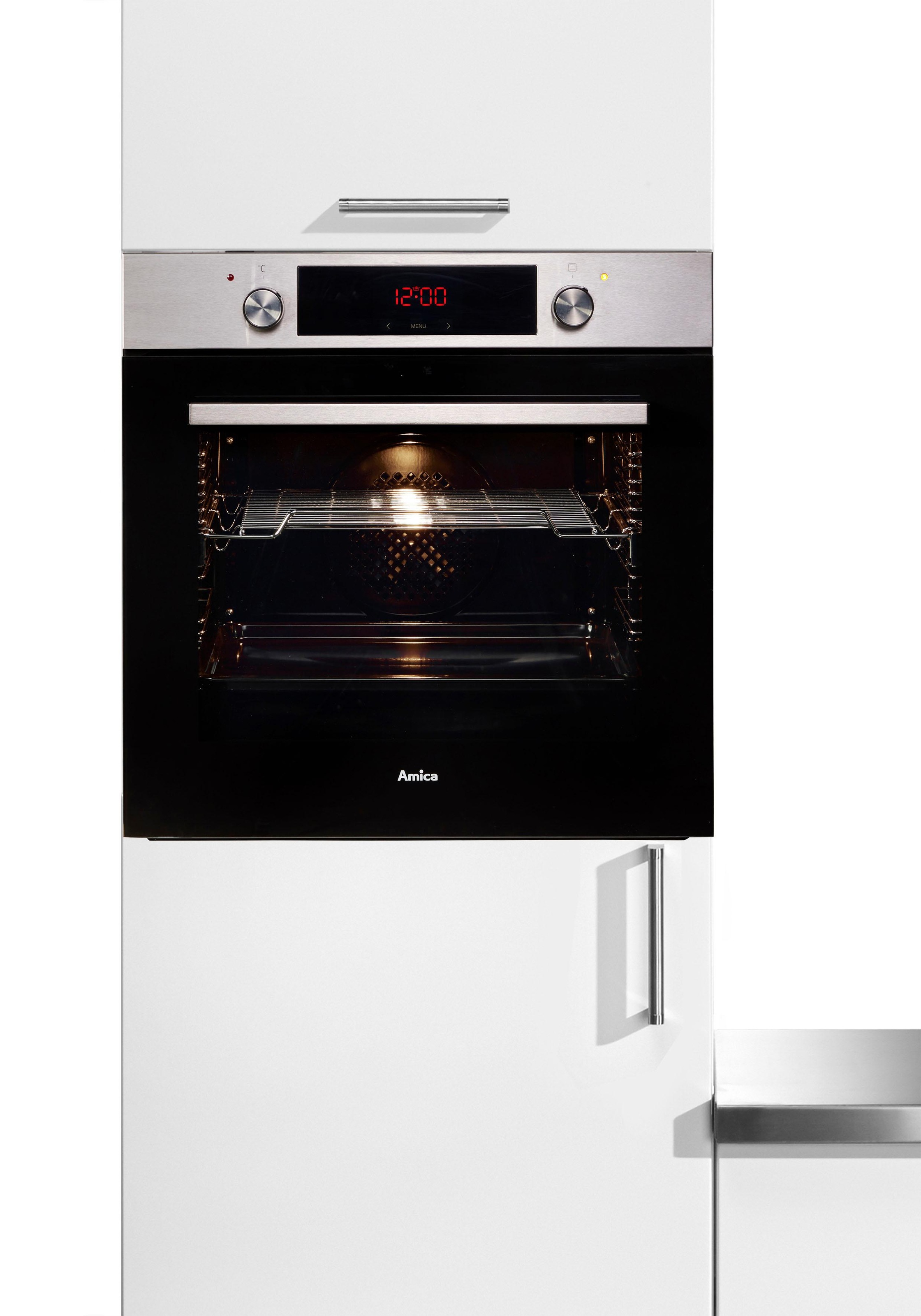 Bild von Amica Einbaubackofen  »EBX 943 620 E«, mit 1-fach-Teleskopauszug, Simple Steam, Simple Steam