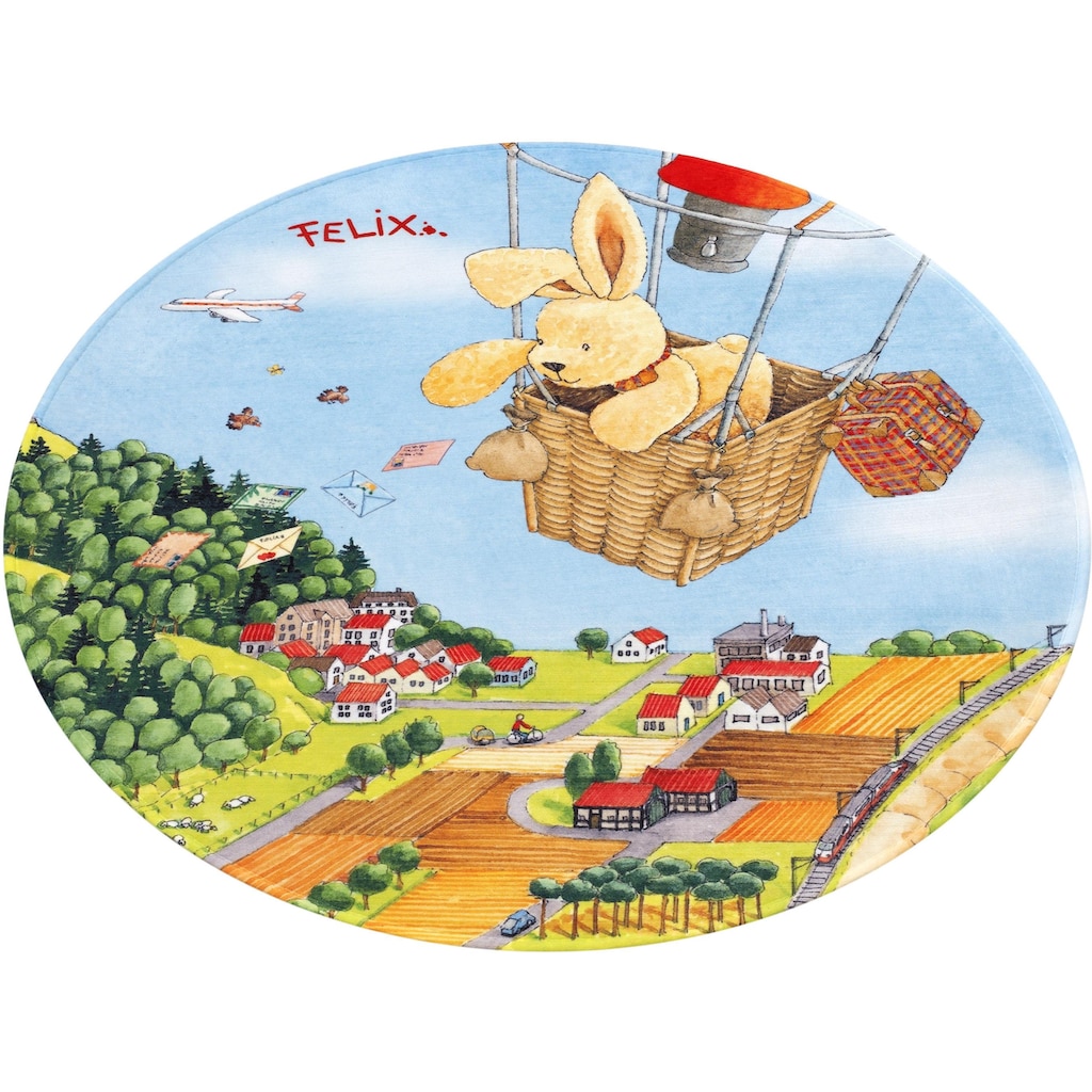 Felix der Hase Kinderteppich »FE-415«, rund