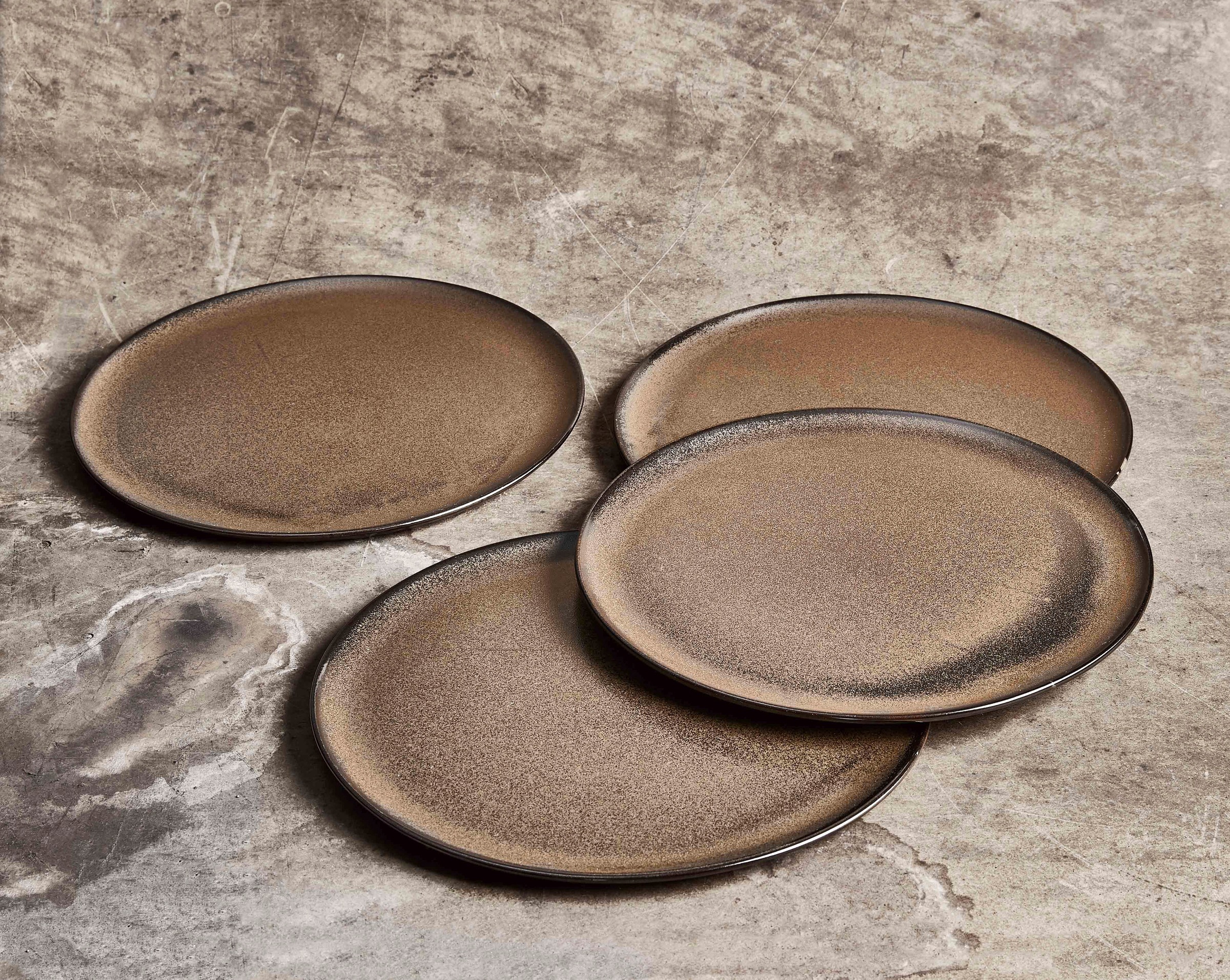 aida RAW Speiseteller »RAW«, (Set, 6 St.), Steinzeug, Ø 28 cm günstig online kaufen