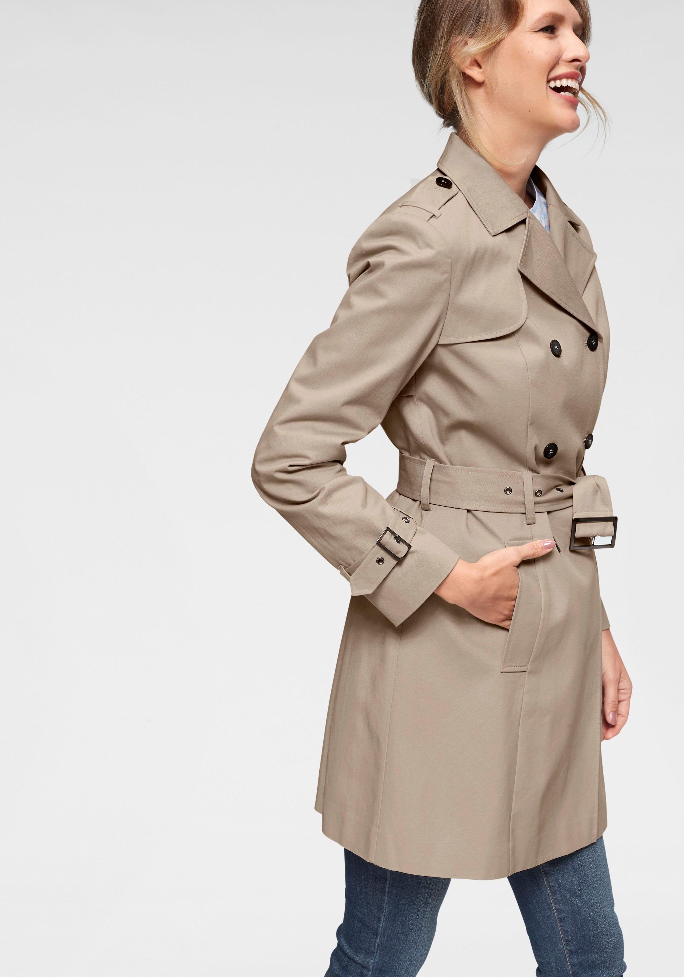 Aniston CASUAL Trenchcoat, mit Gürtel zum Regulieren