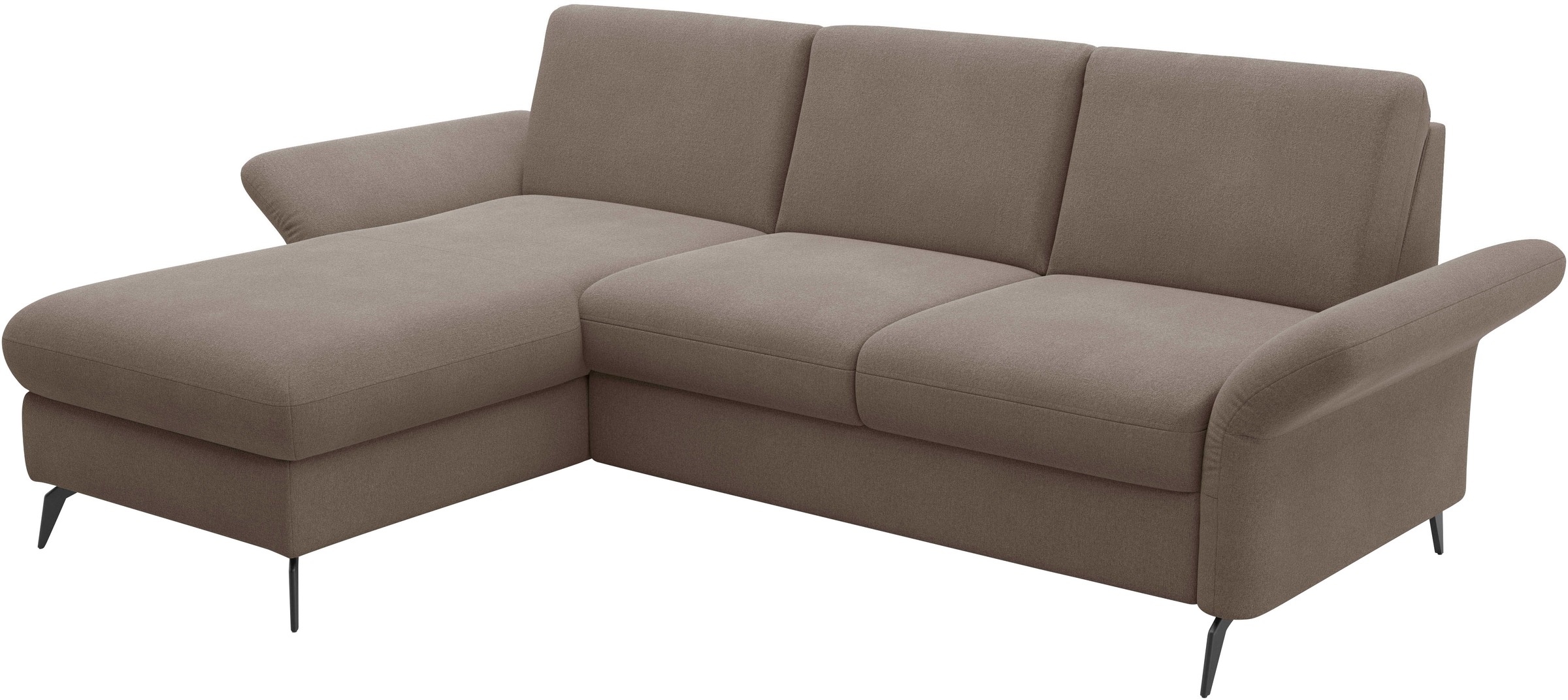 Home affaire Ecksofa »Rochelle«, optional: Armteilverstellung, klappbar, Bettkasen